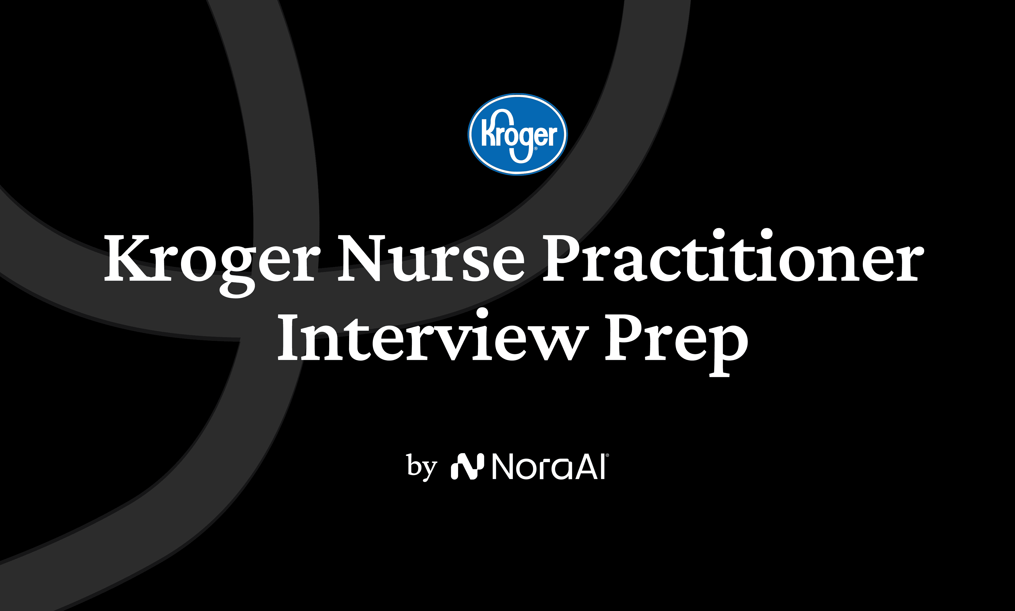 Kroger Nurse Practitioner Interview logo