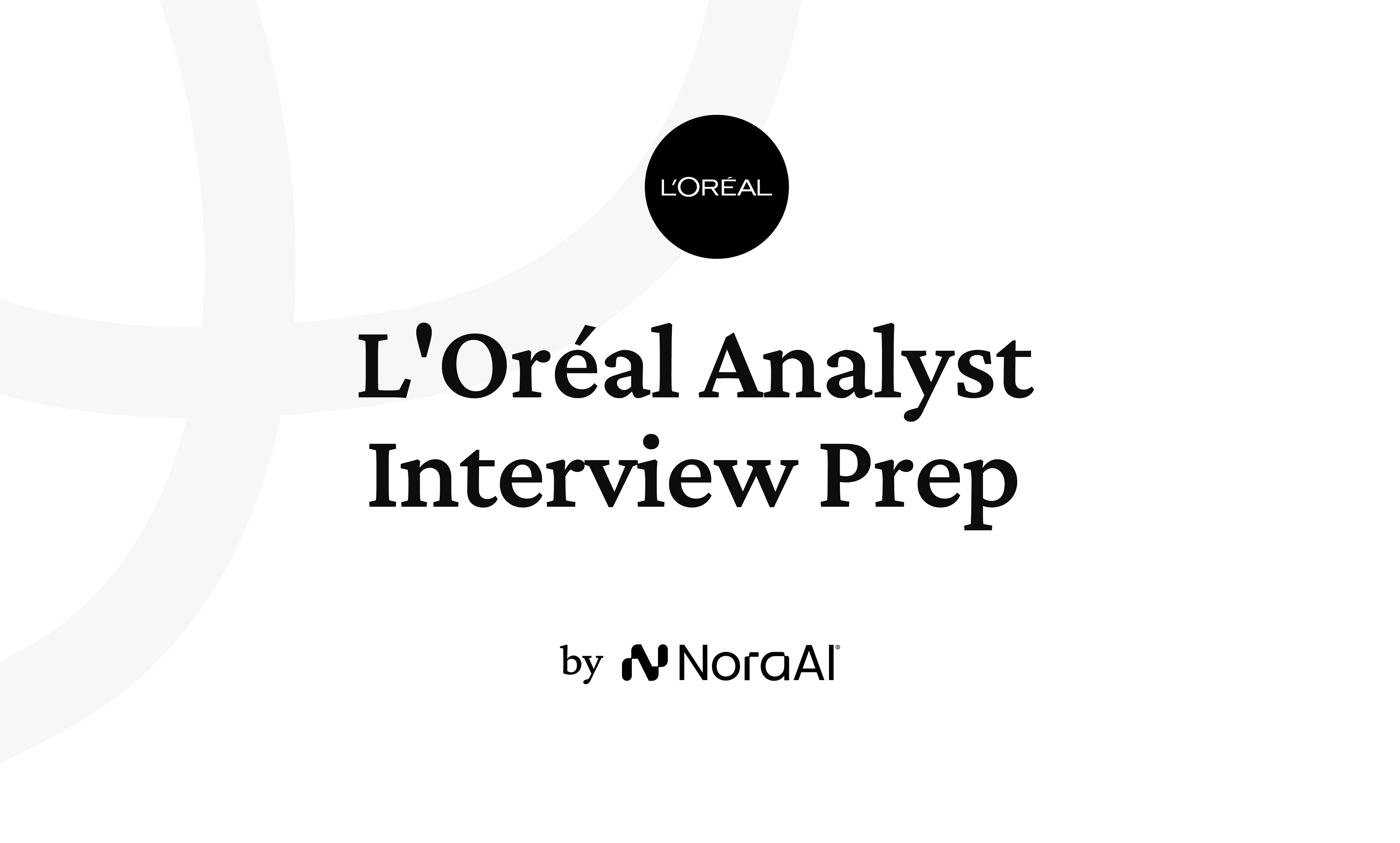 L'Oréal Analyst Interview Prep logo
