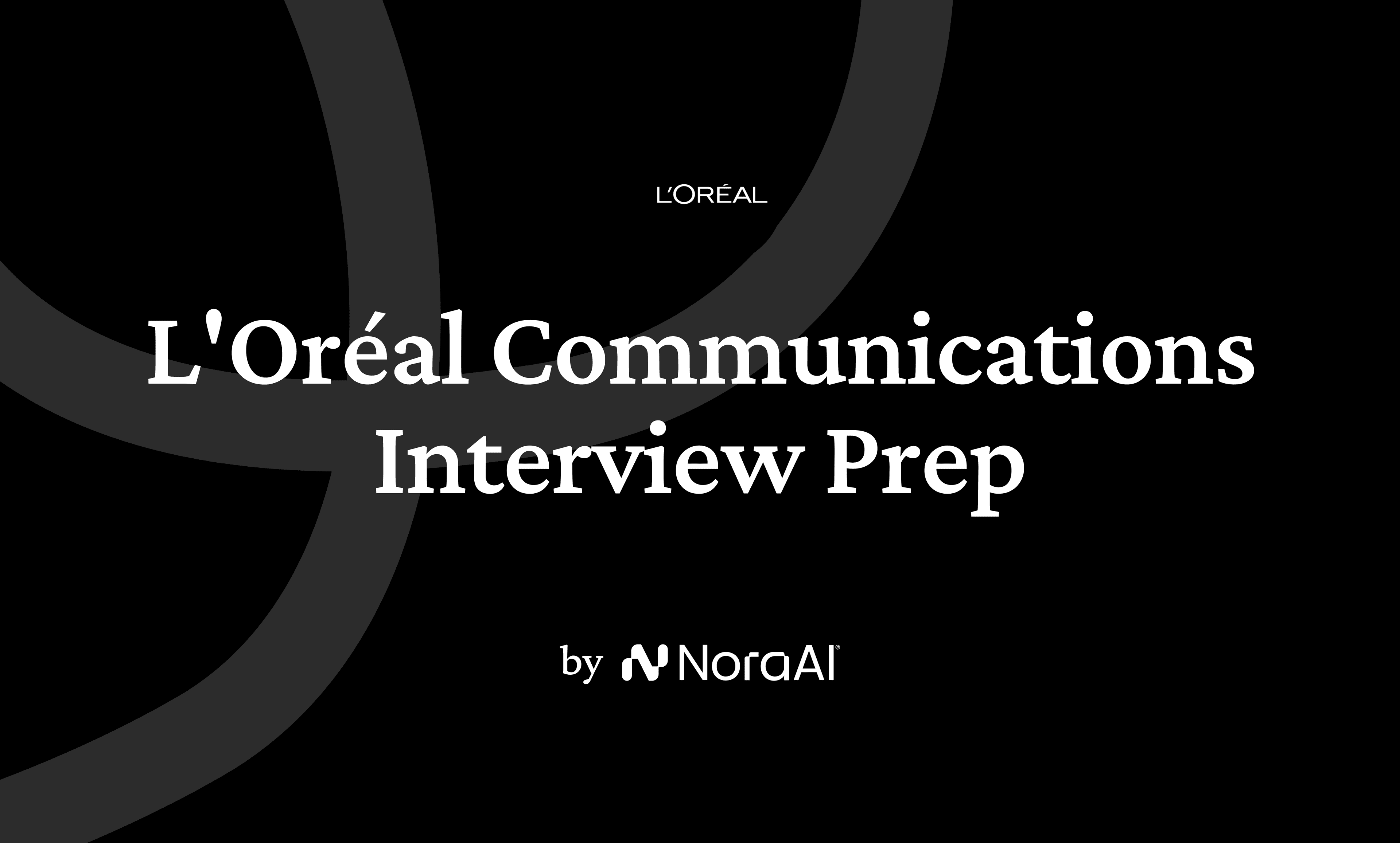 L'Oréal Communications Interview Prep logo