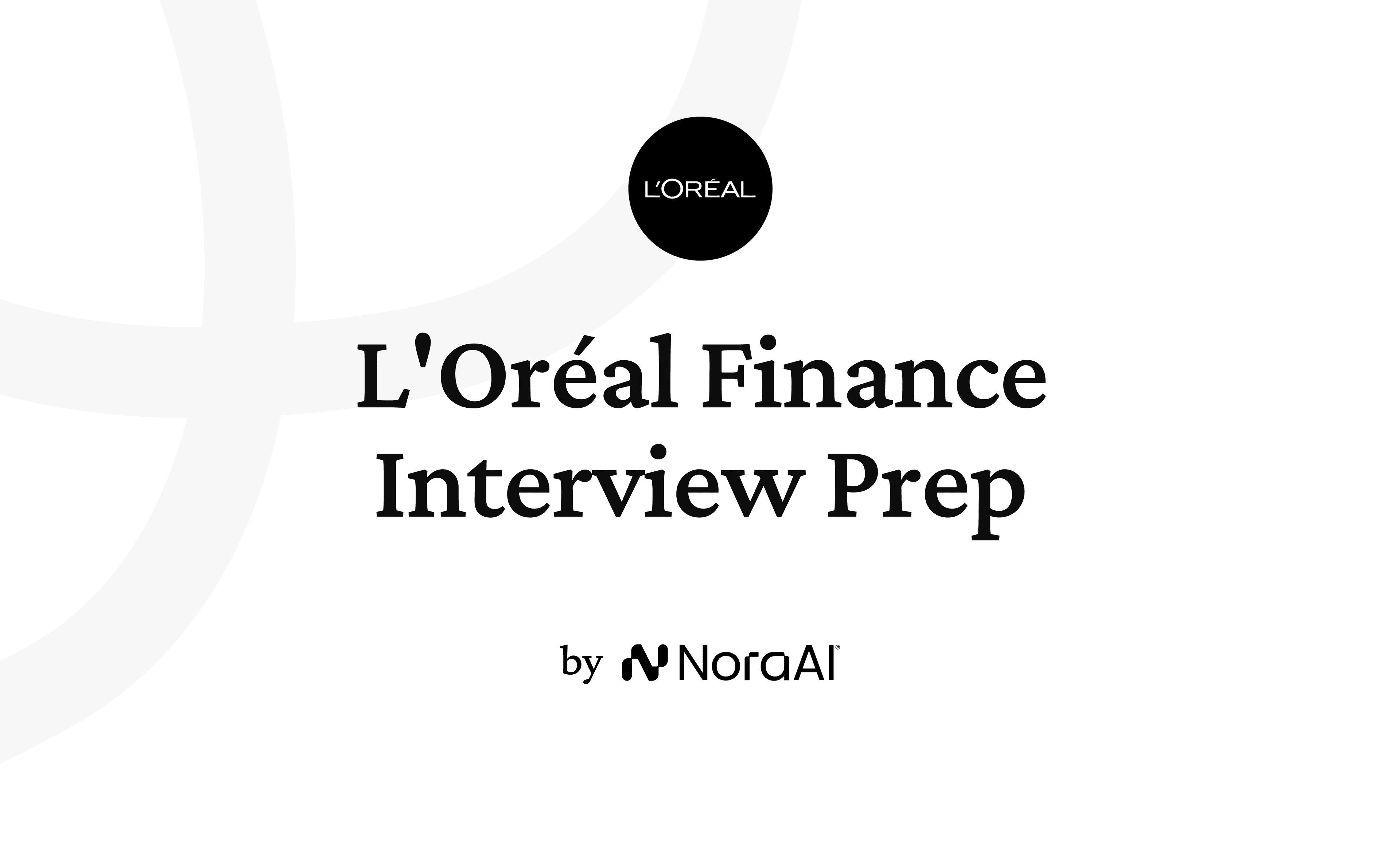 L'Oréal Finance Interview Prep logo