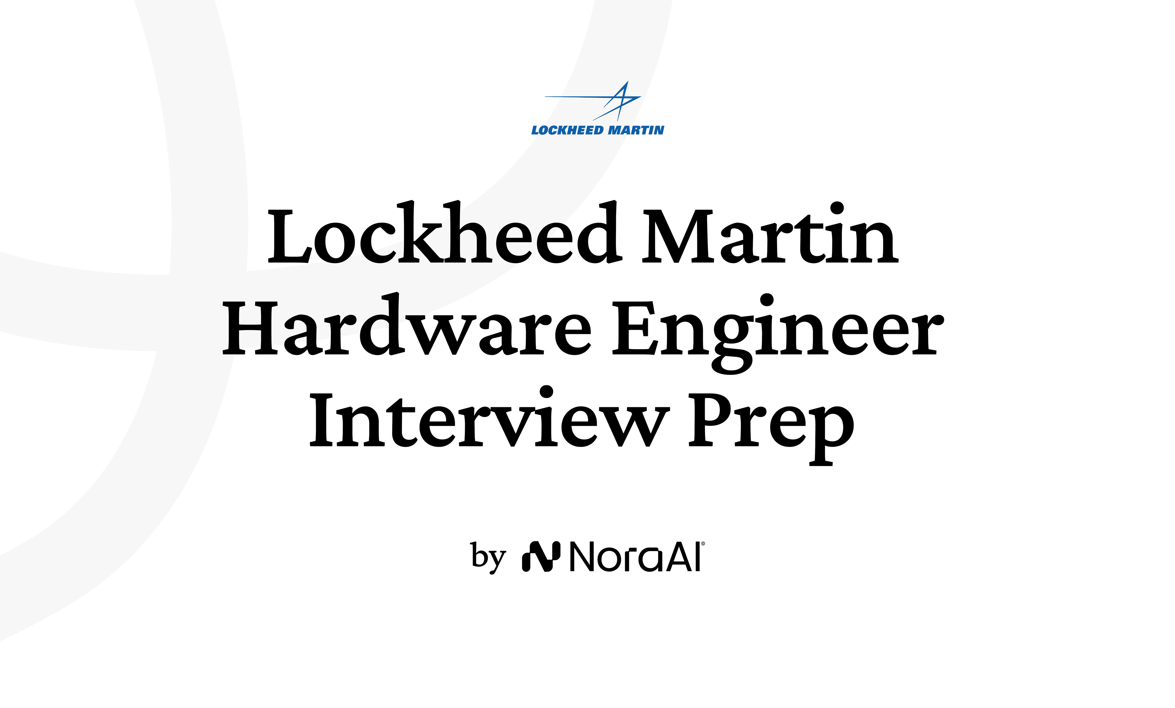 Lockheed Martin Hardware Engineer Interview Logo