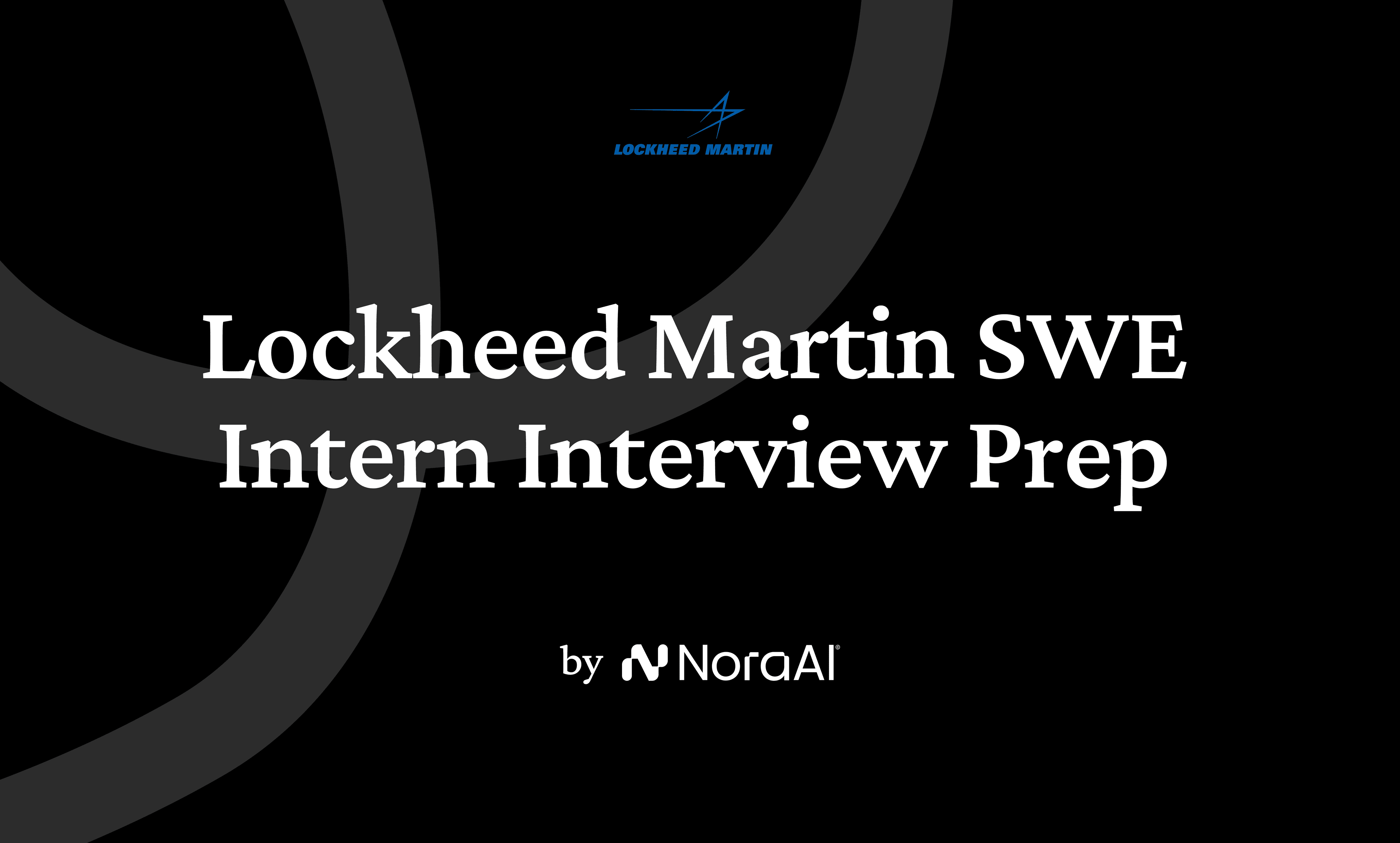 Lockheed Martin SWE Intern Interview Logo