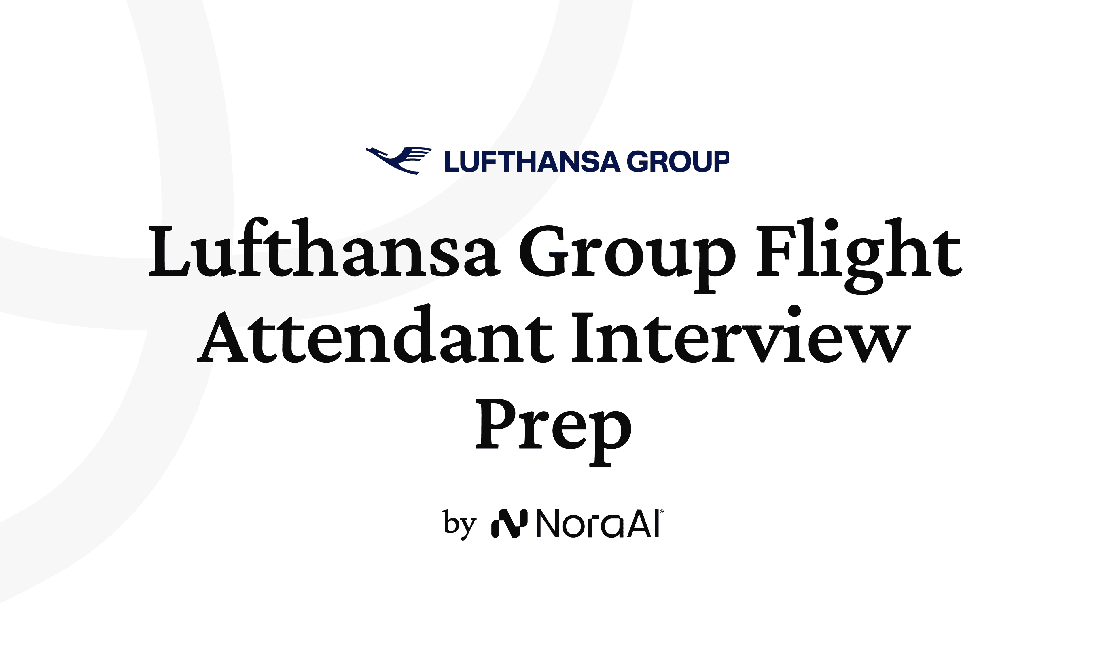 Lufthansa Group Flight Attendant Interview logo