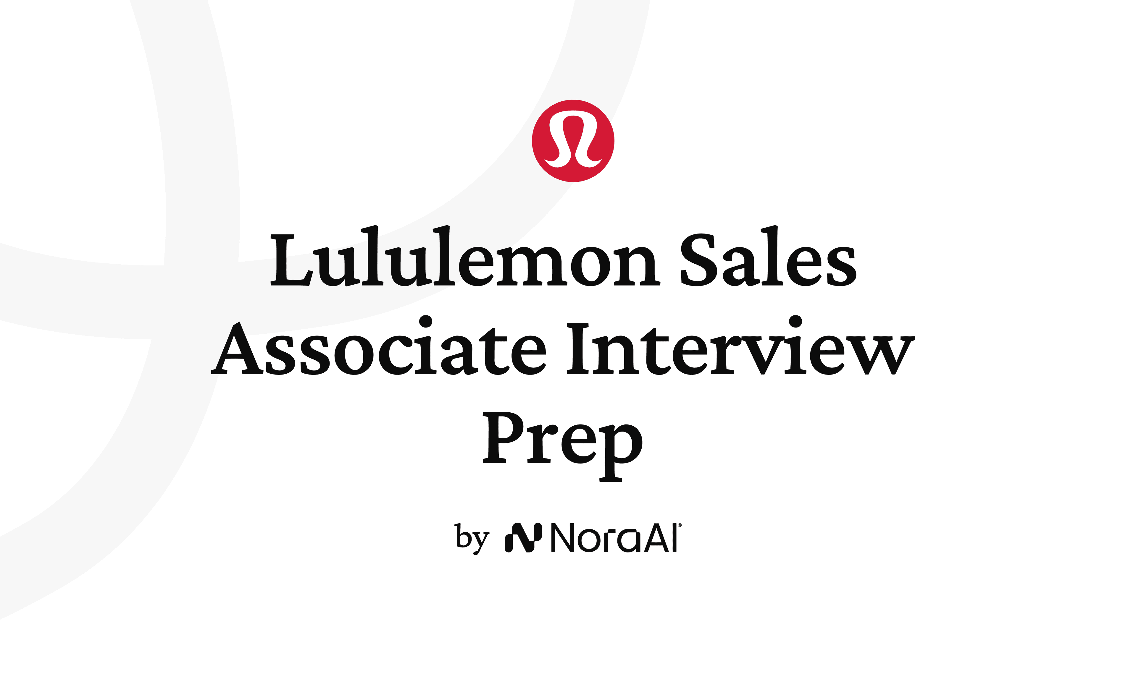 Lululemon Sales Associate Interview logo