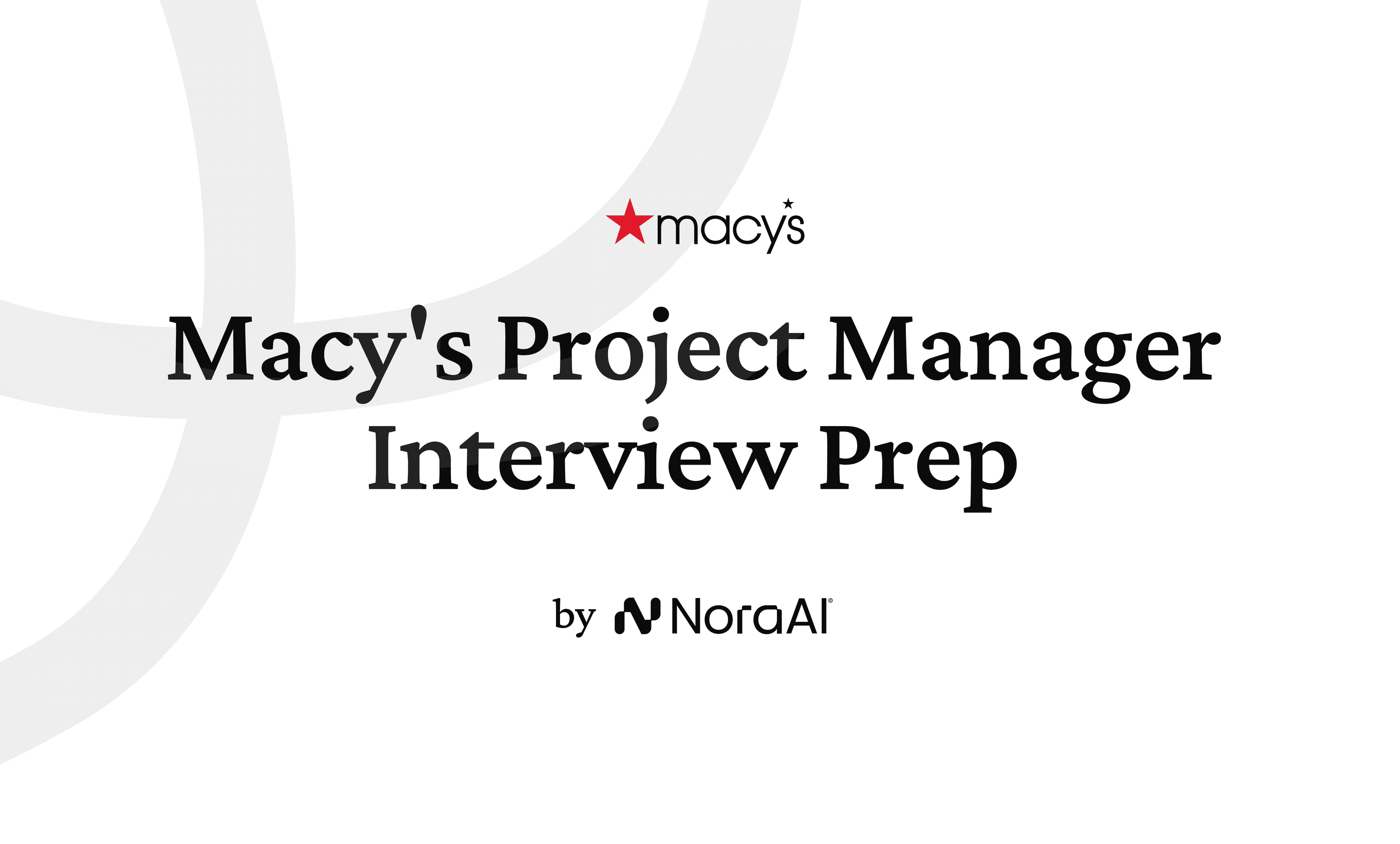 Macy's Project Manager Interview logo