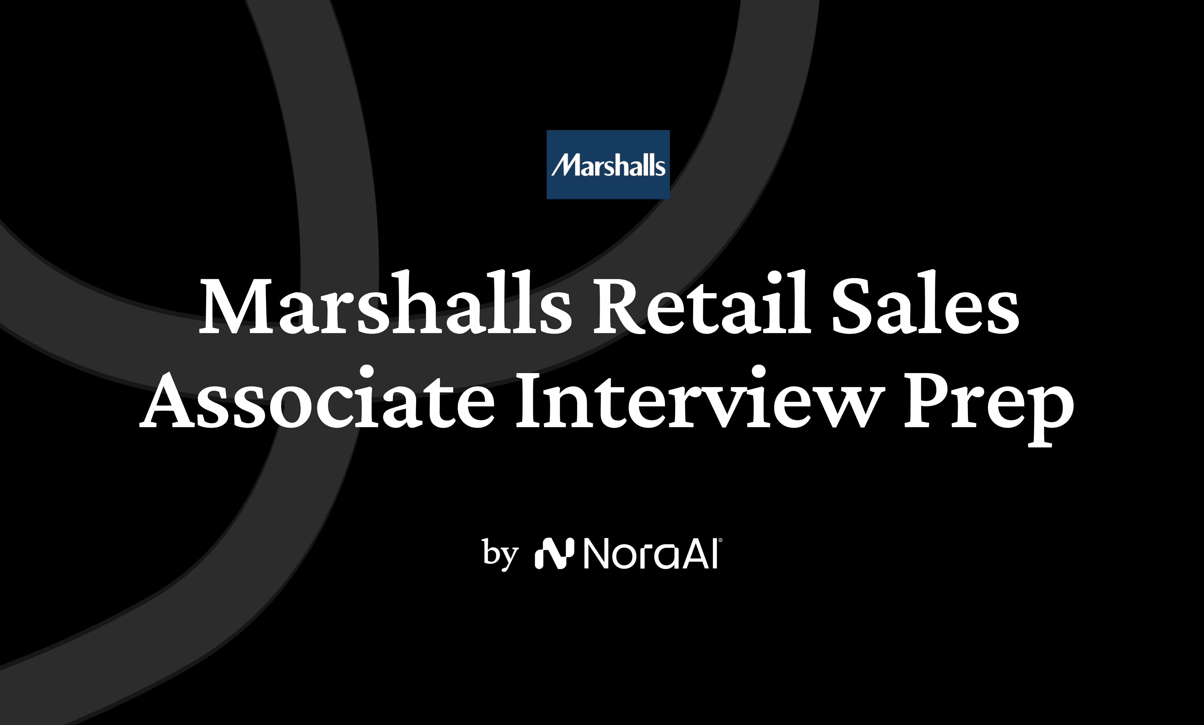 Marshalls Retail Sales Associate Interview logo