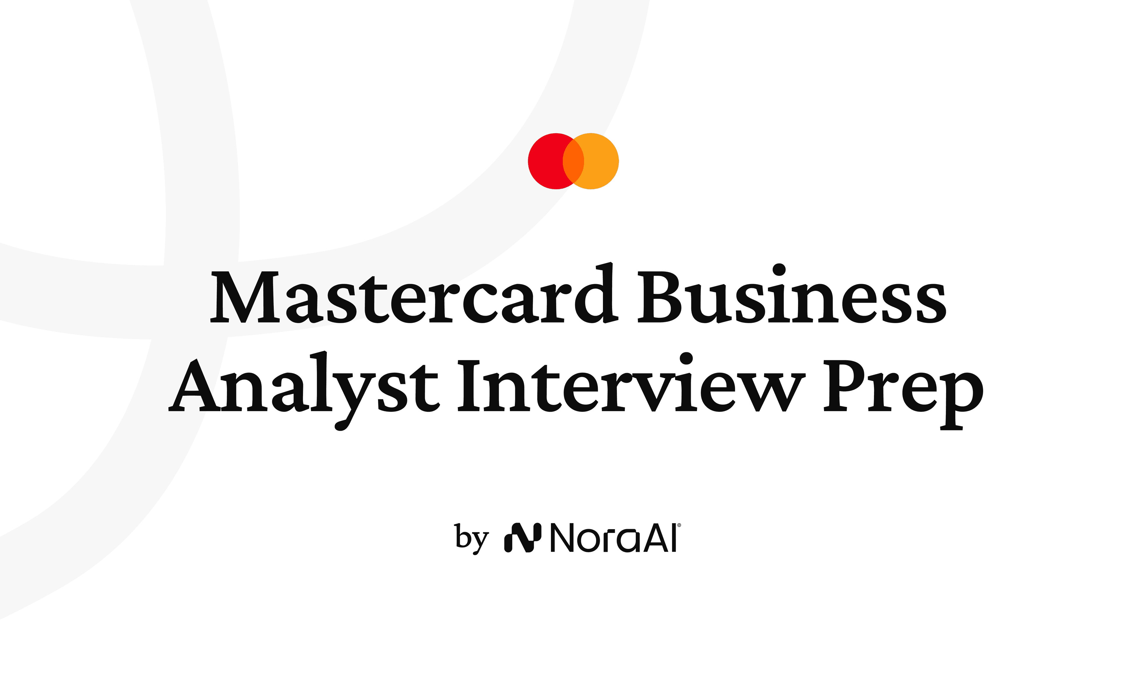 Mastercard Business Analyst Interview Prep logo