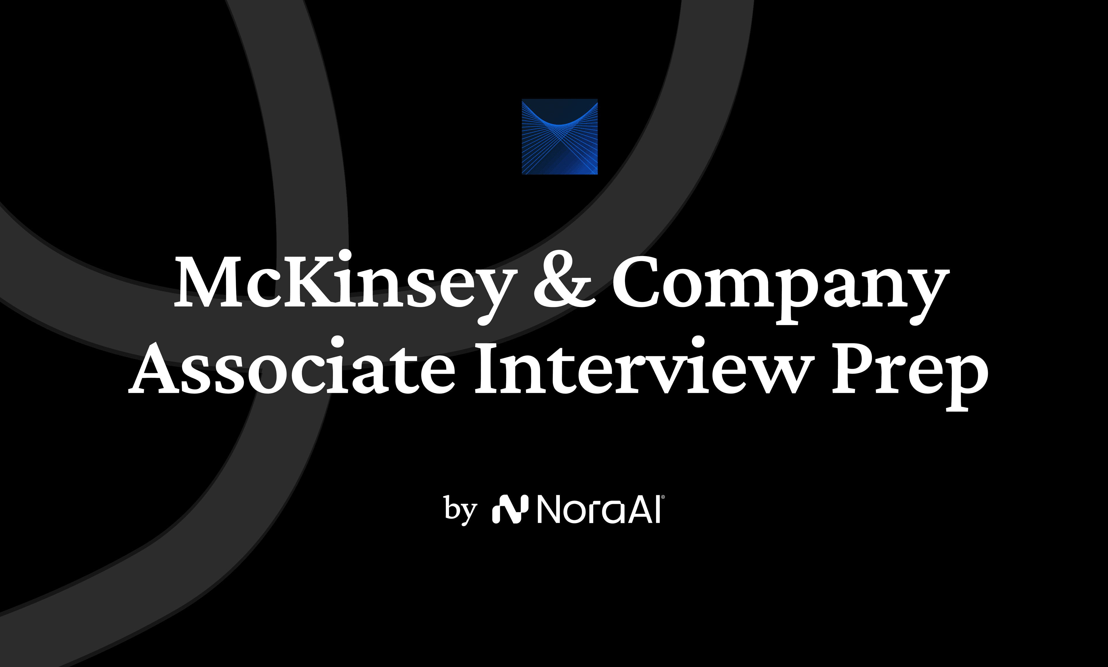 McKinsey & Company Associate Interview logo