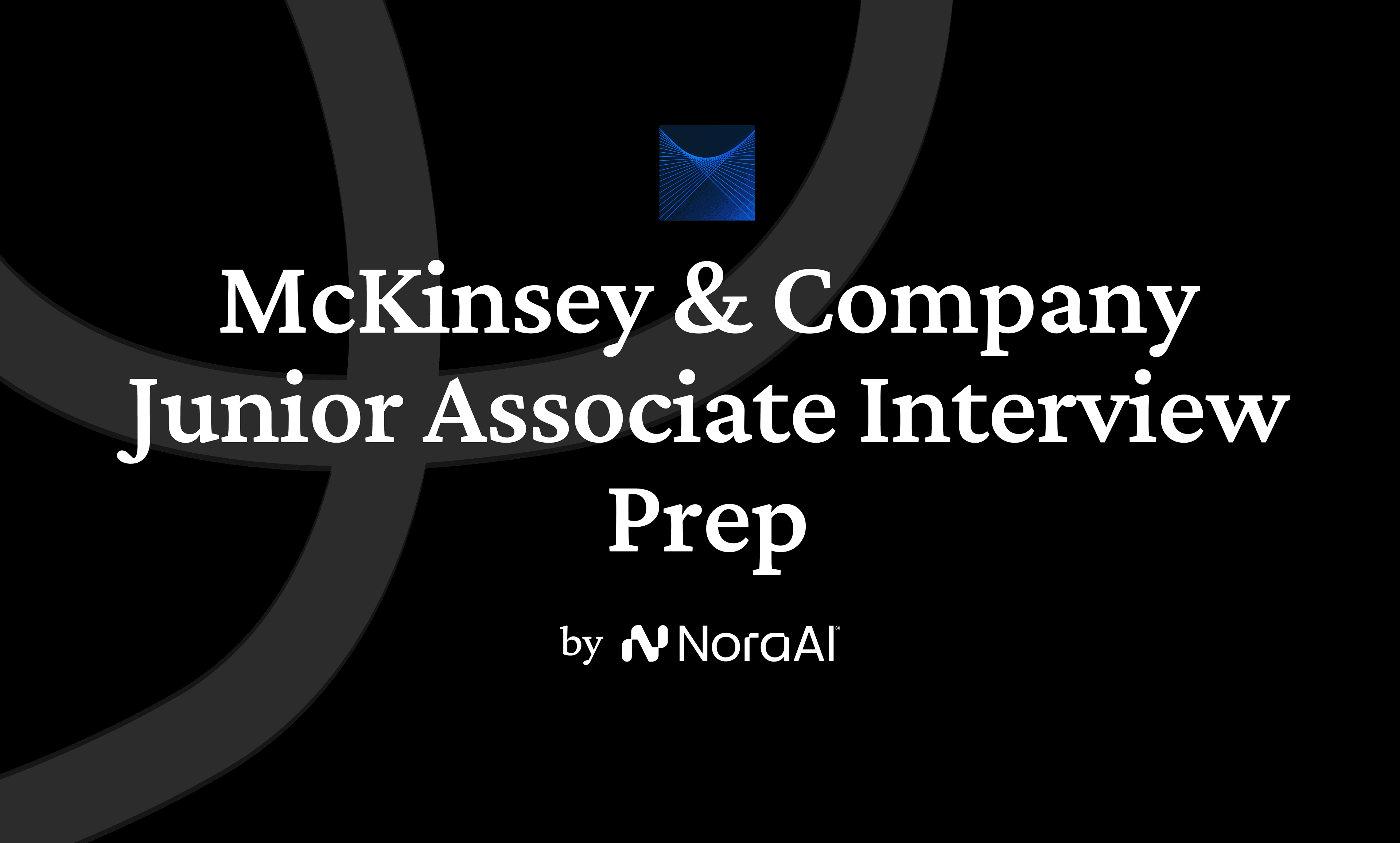 McKinsey & Company Junior Associate Interview logo