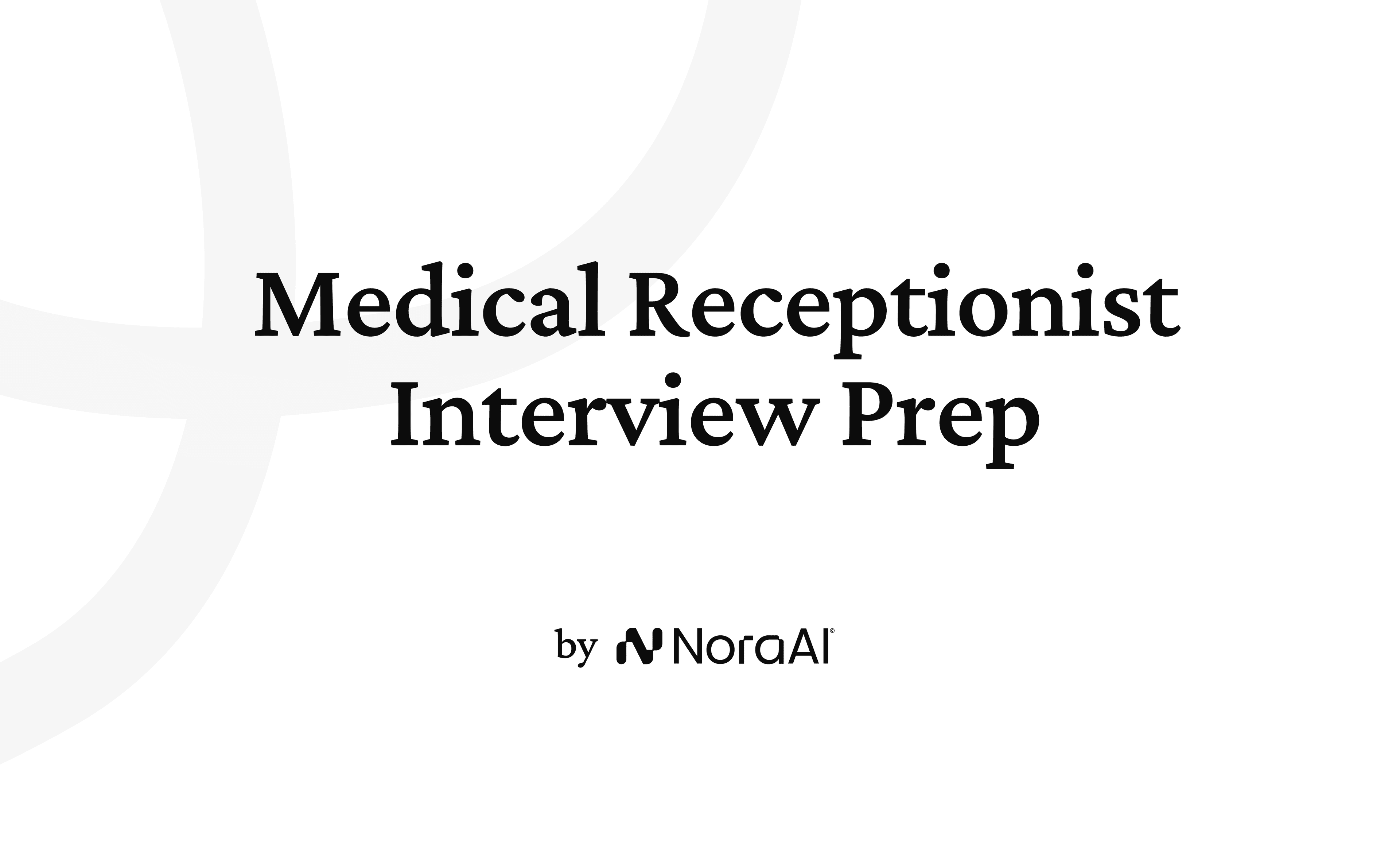 Medical Receptionist Interview Prep logo