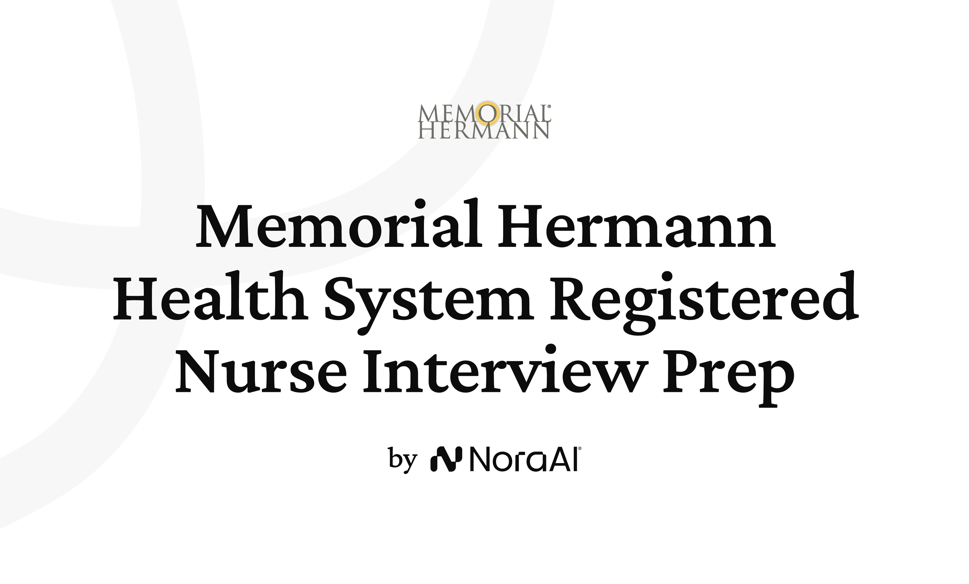 Memorial Hermann Health System Registered Nurse Interview logo