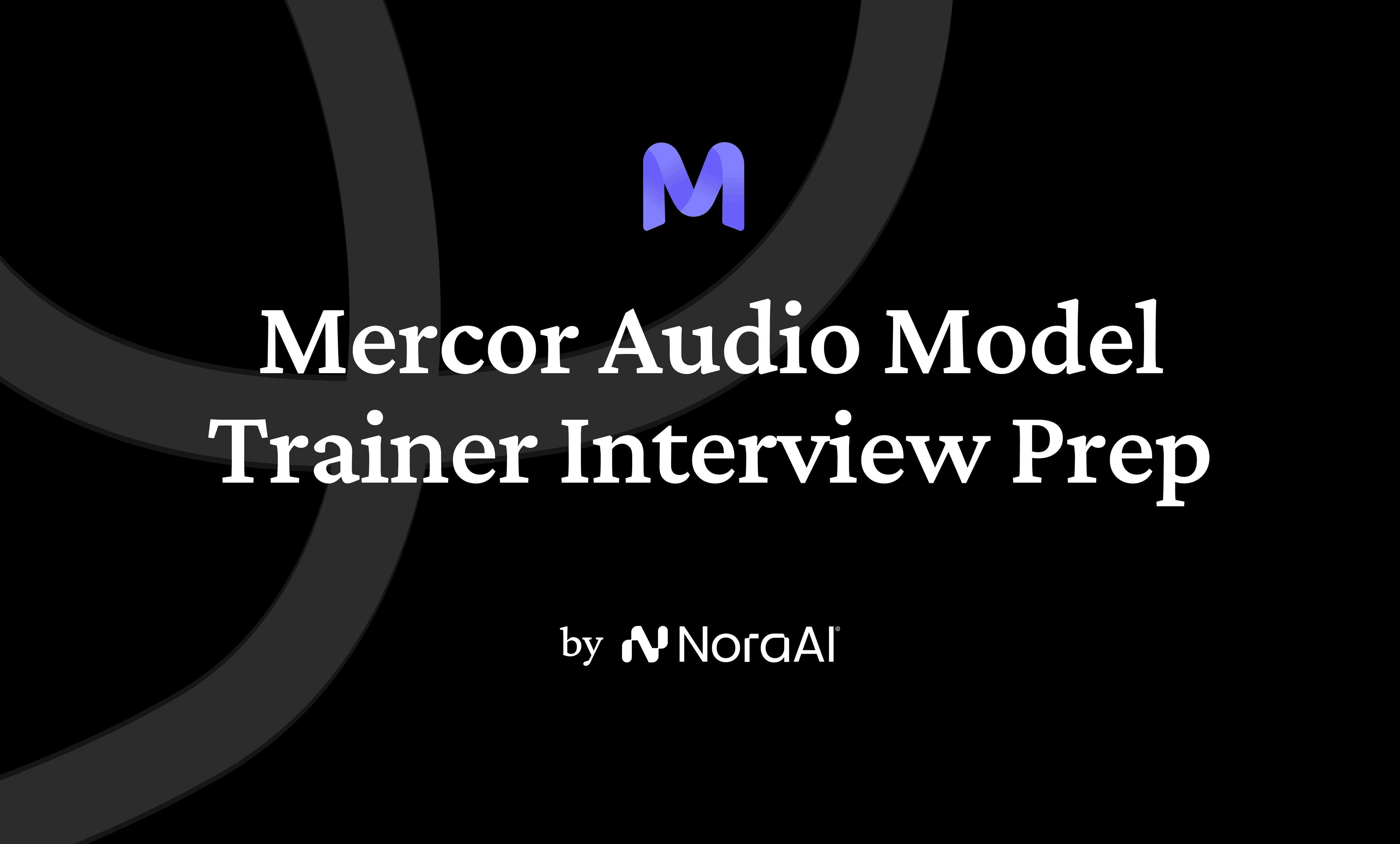Mercor Audio Model Trainer Interview logo