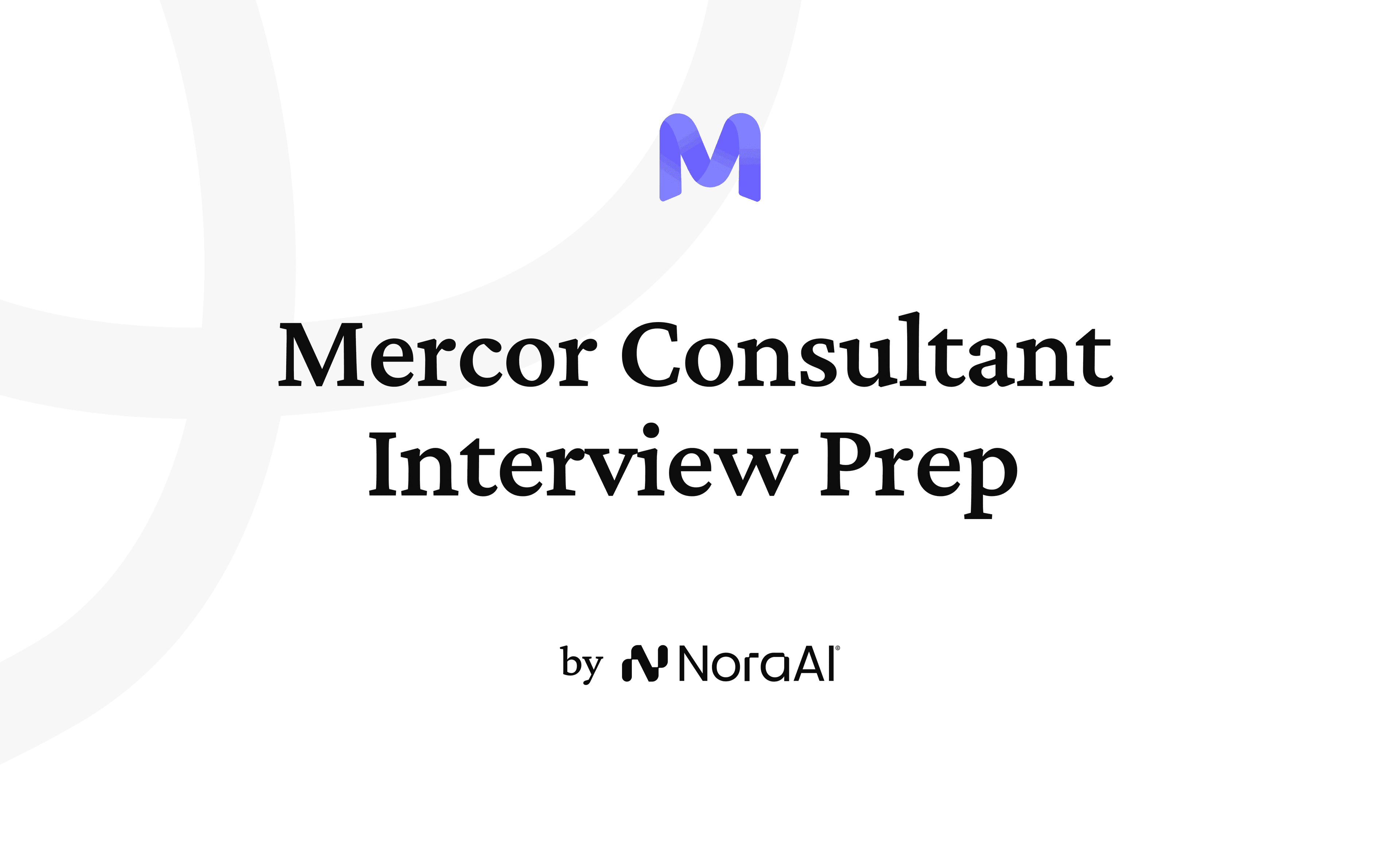 Mercor Consultant Interview logo