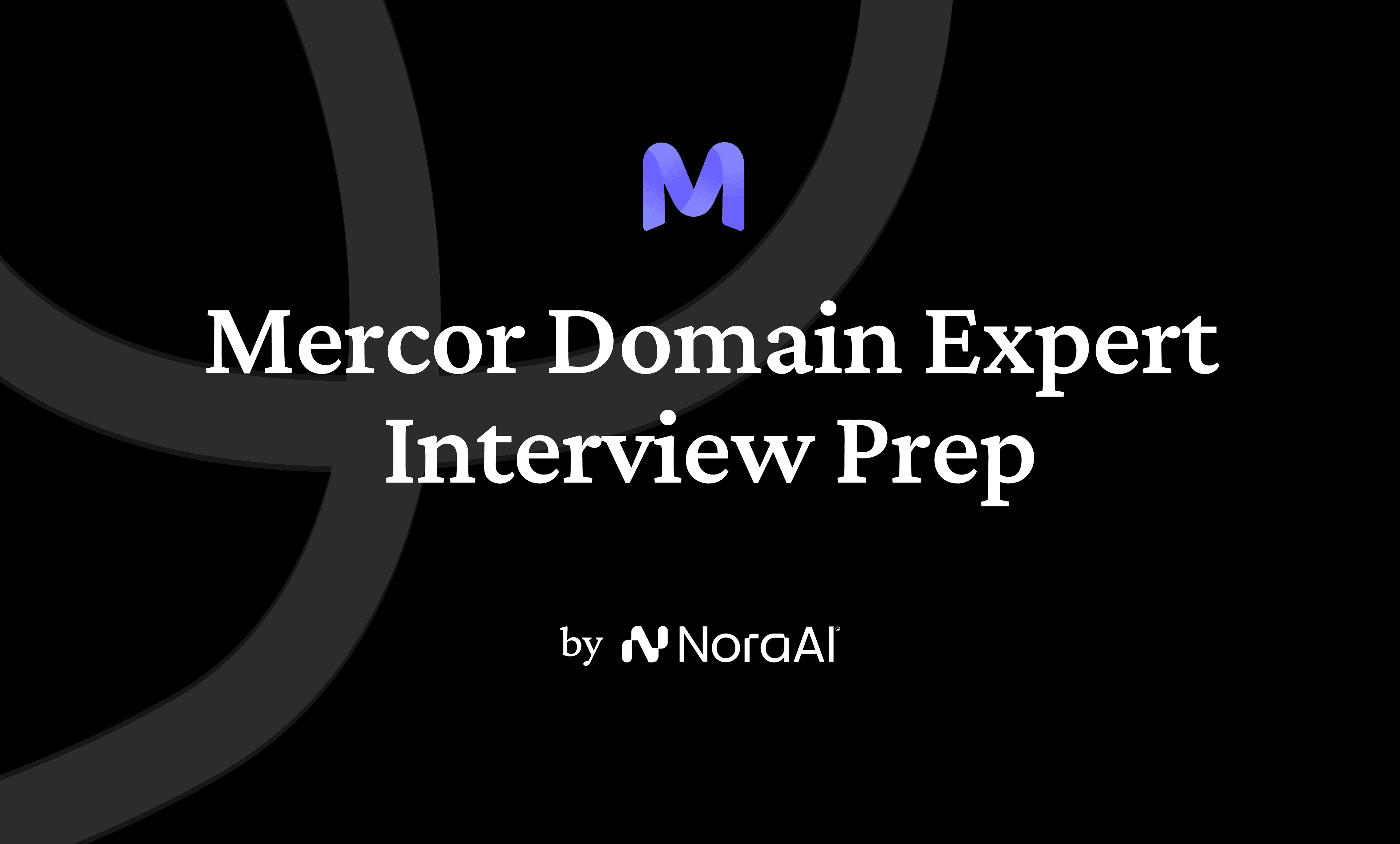 Mercor Domain Expert Interview logo