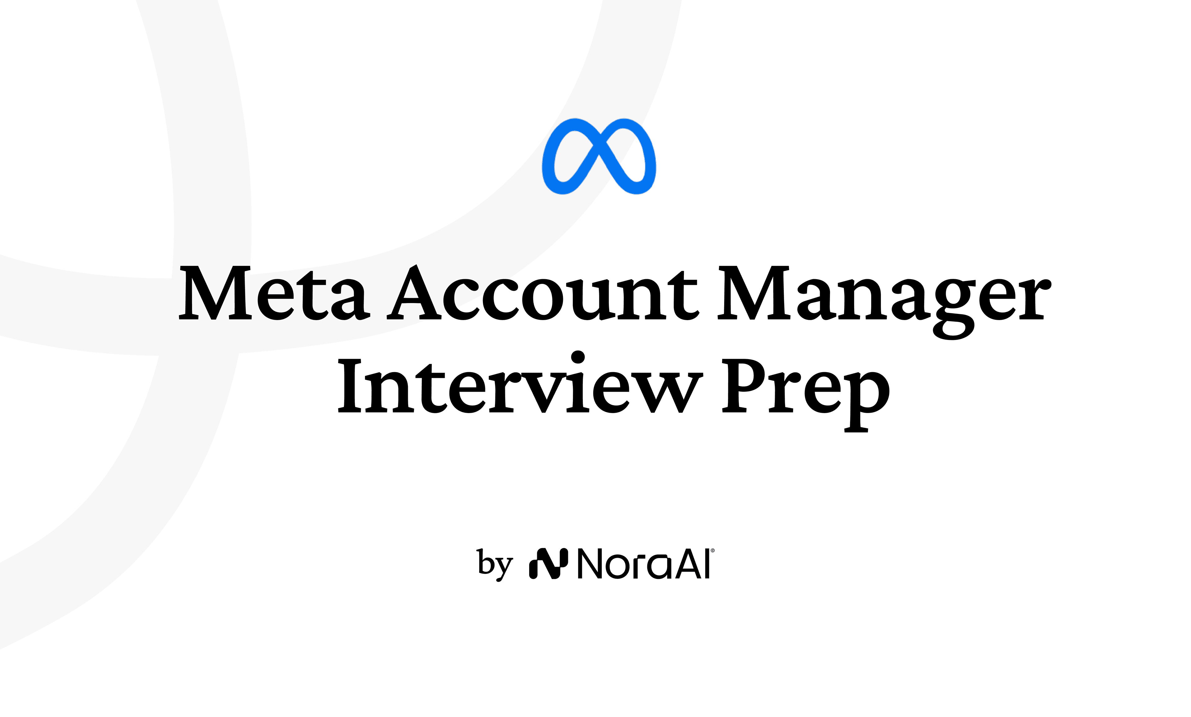 Meta Account Manager Interview logo