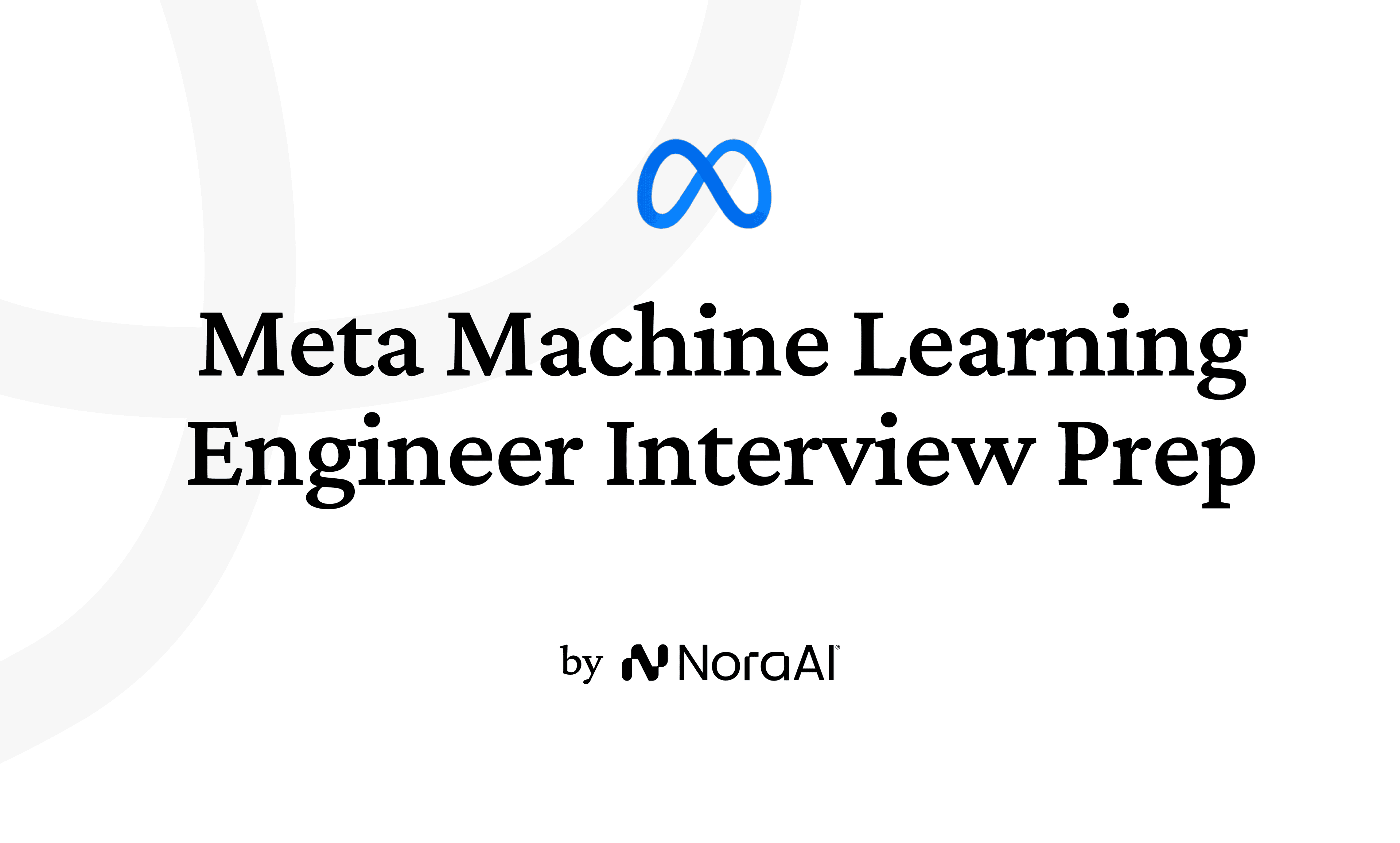 Meta Machine Learning Engineer Interview logo