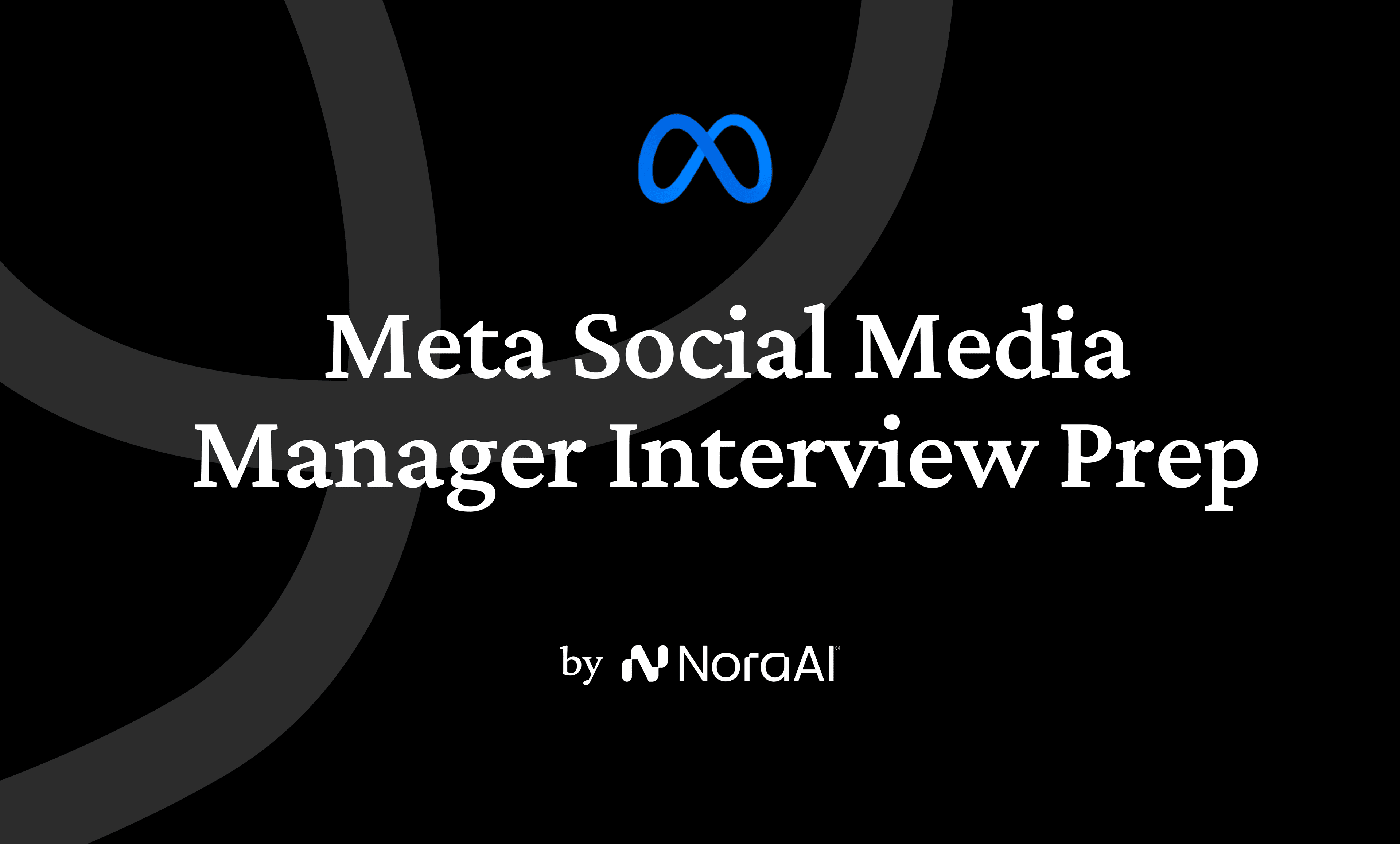 Meta Social Media Manager Interview Logo