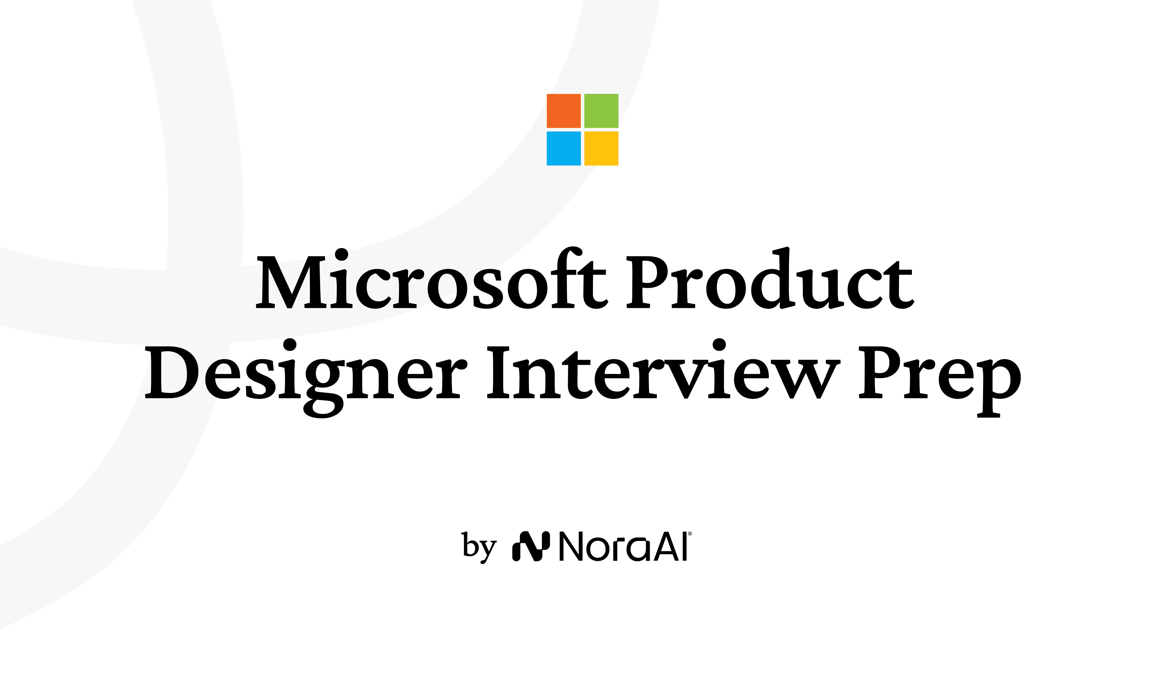 Microsoft Product Designer Interview logo