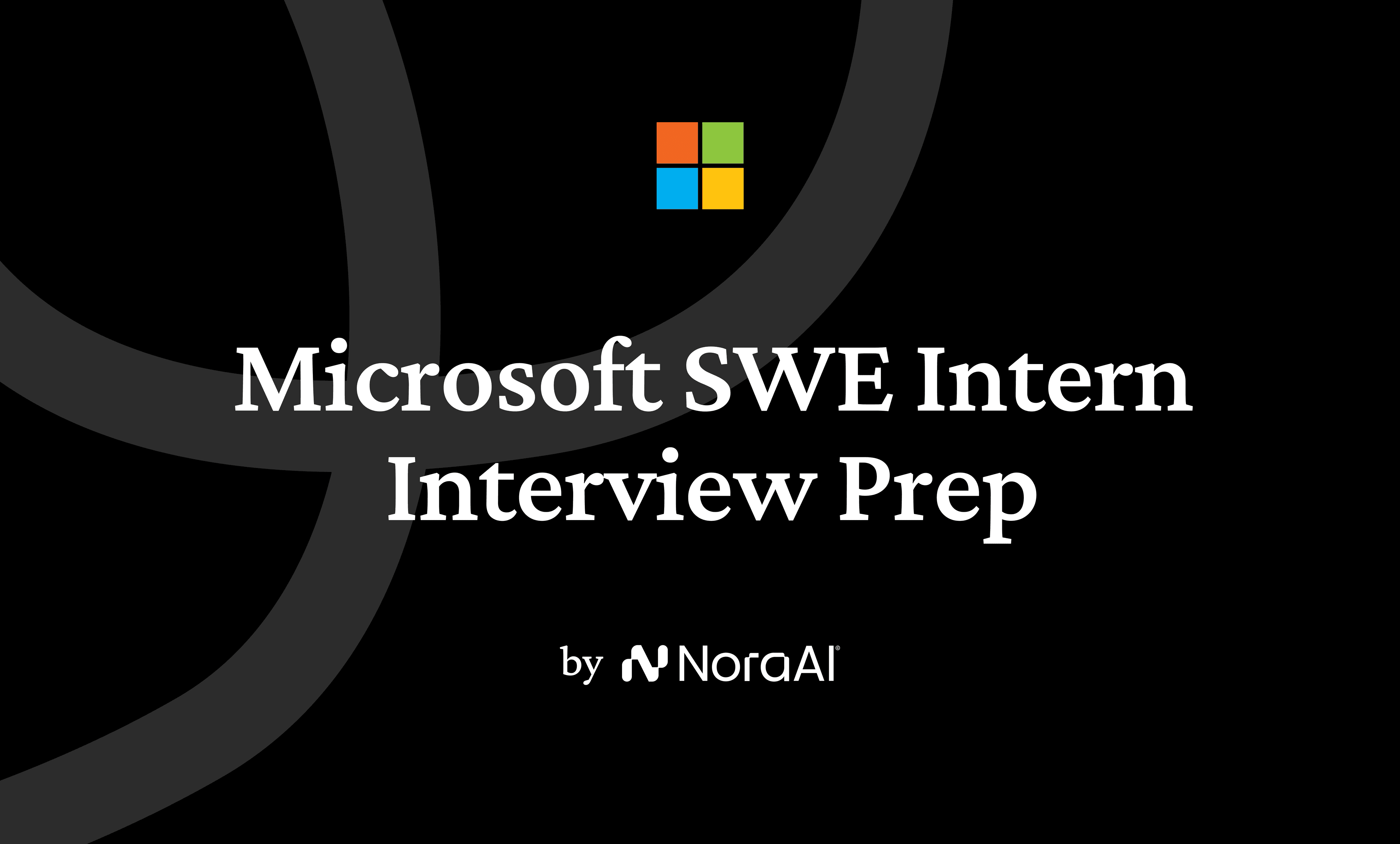 Microsoft SWE Intern Interview logo