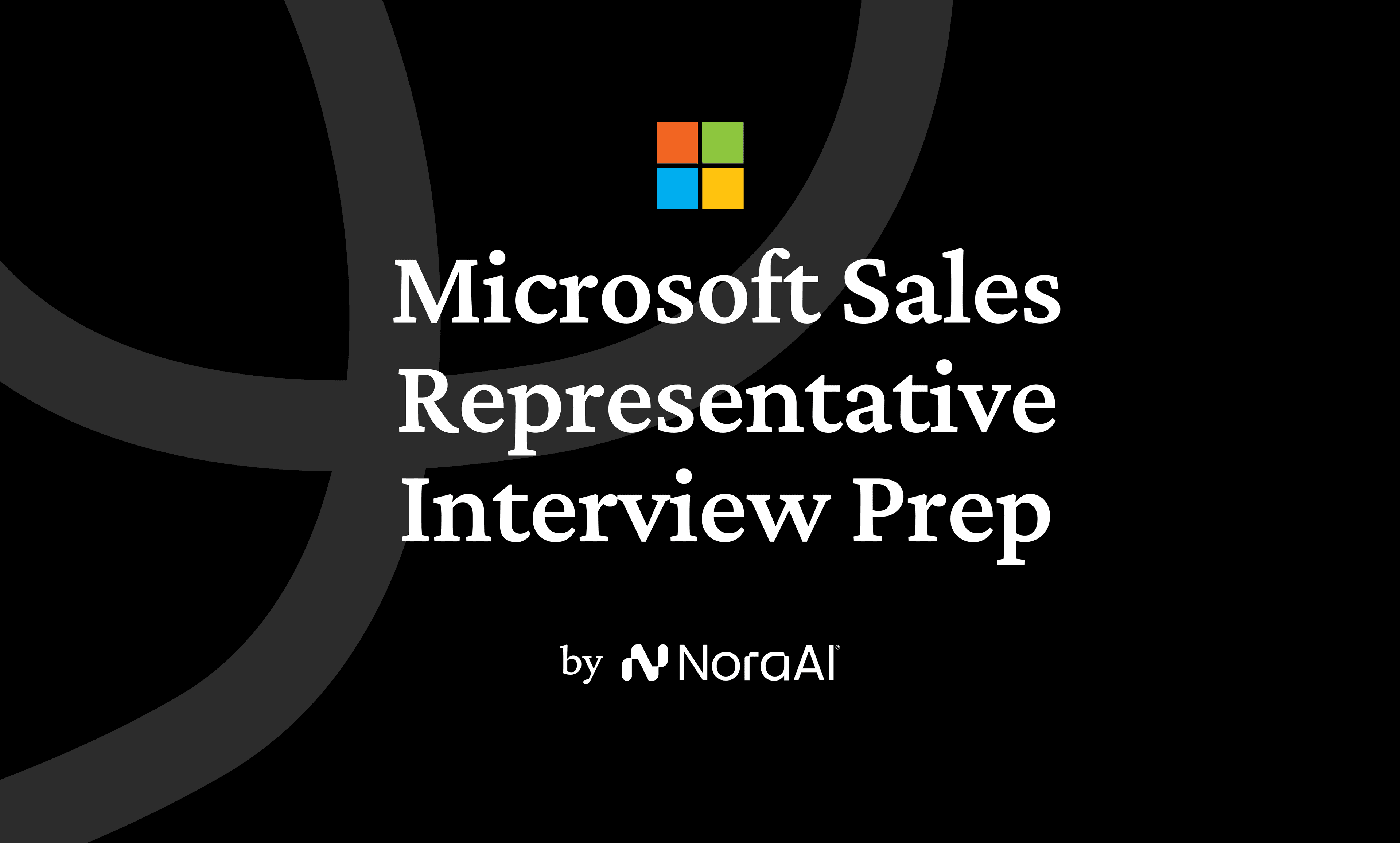 Microsoft Sales Representative Interview Logo