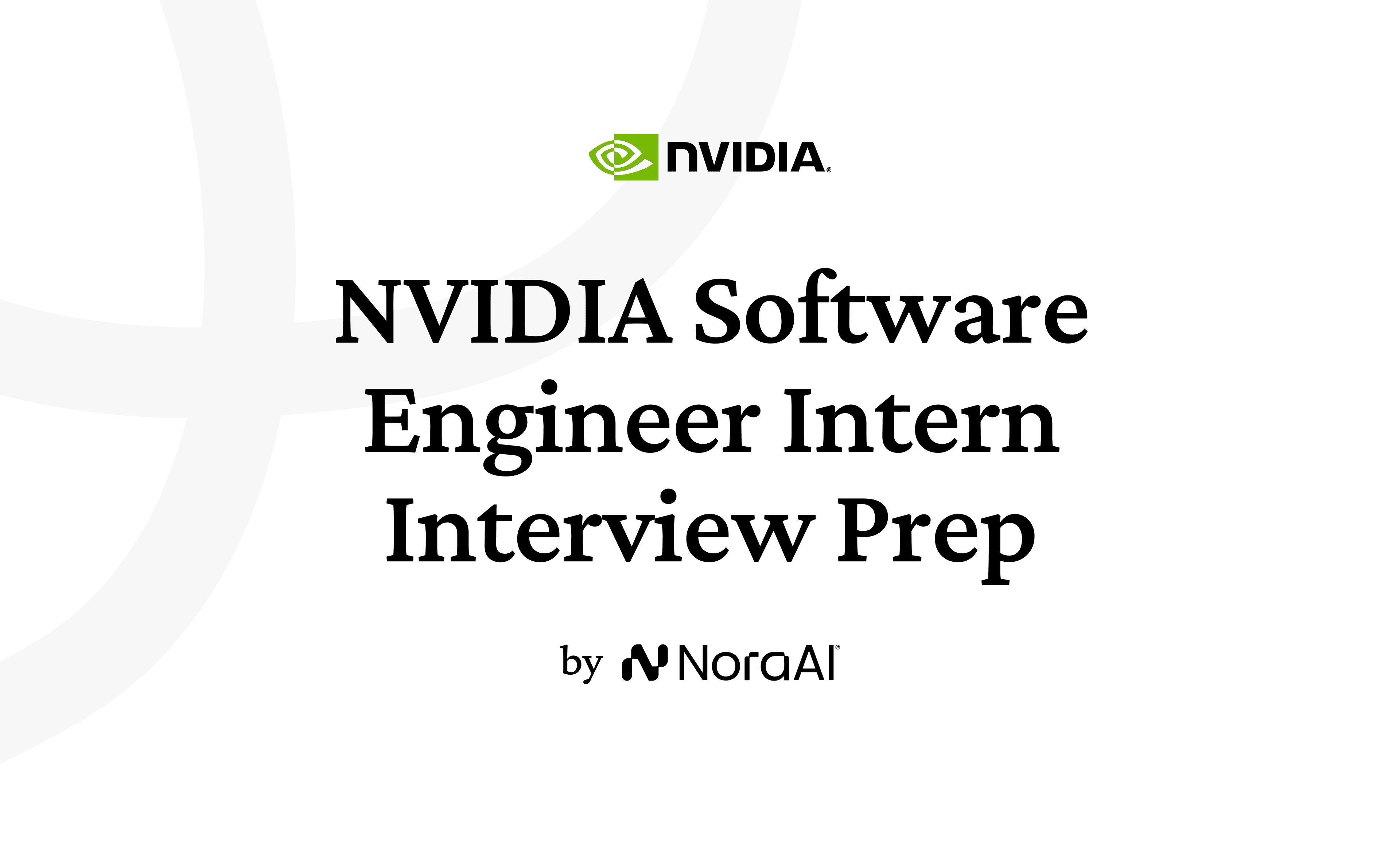 NVIDIA Software Engineer Intern Interview Logo