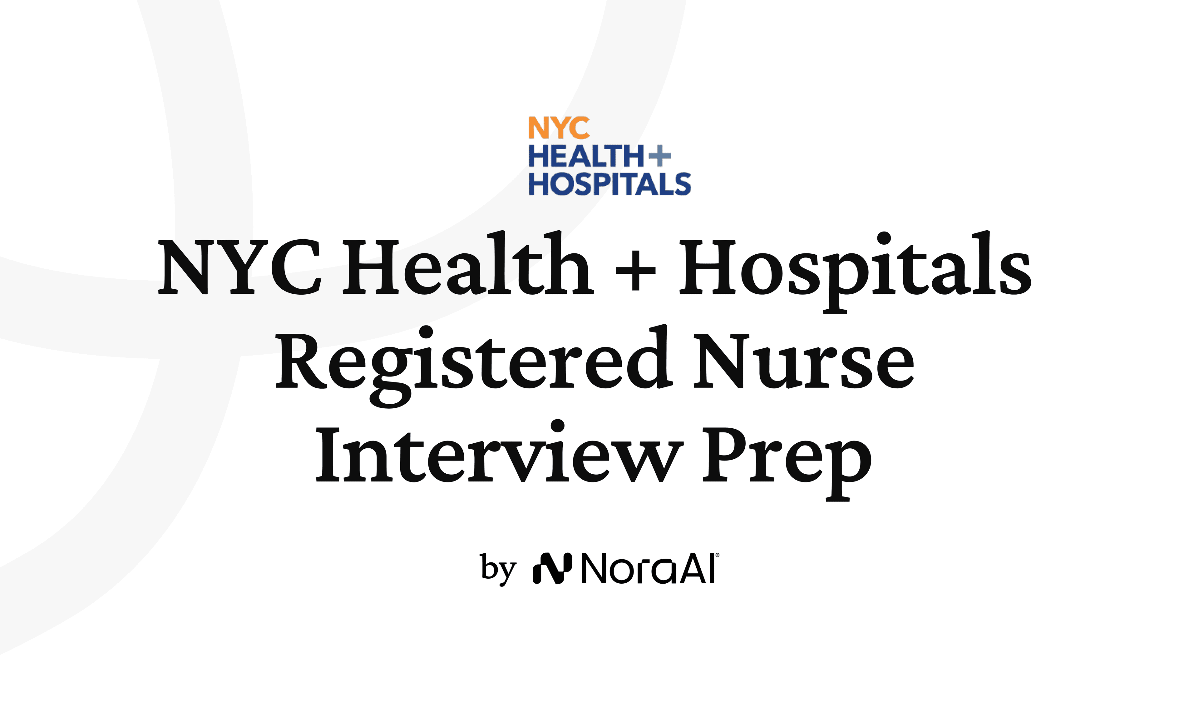 NYC Health + Hospitals Registered Nurse Interview logo