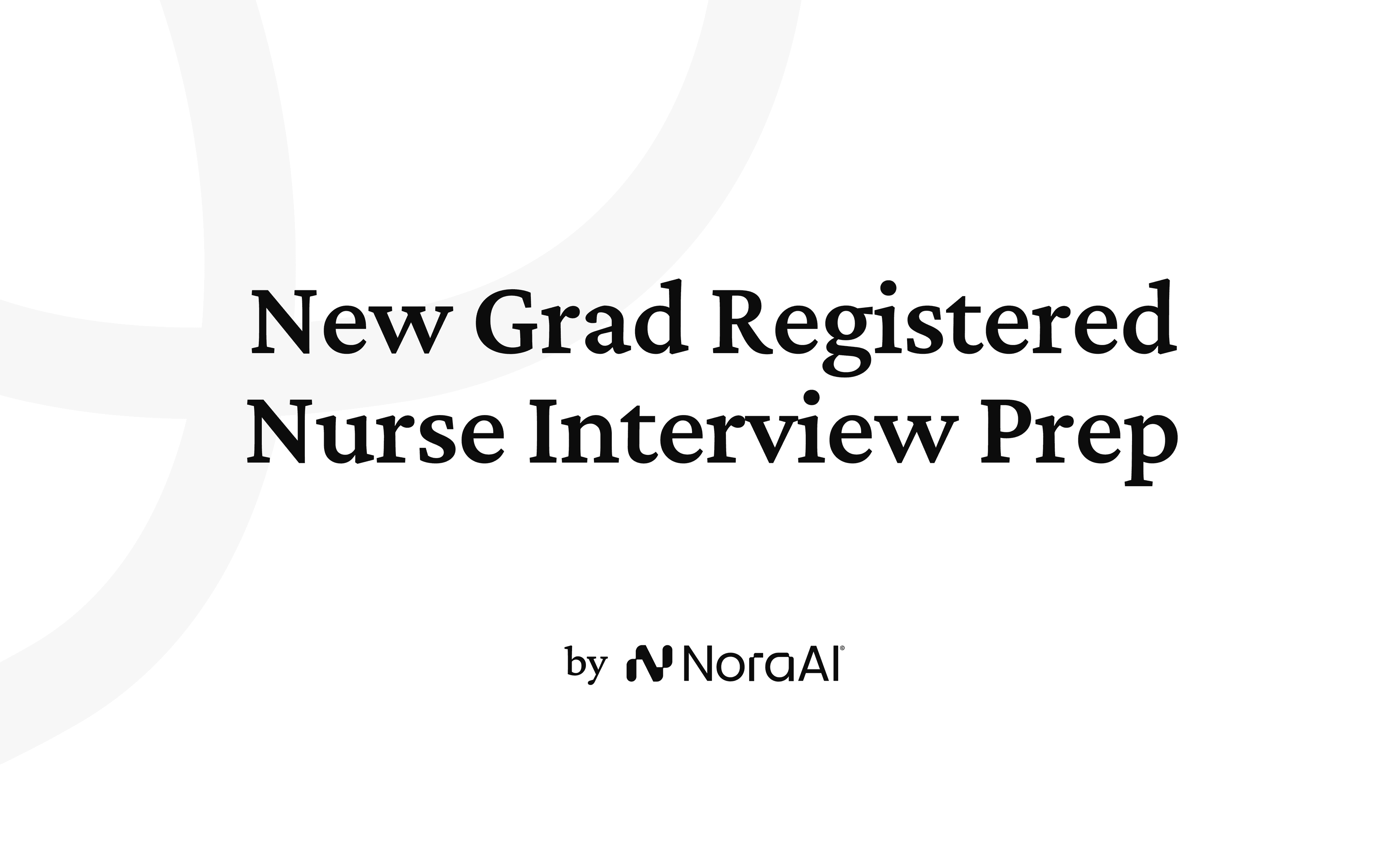 New Grad Registered Nurse Interview Prep logo