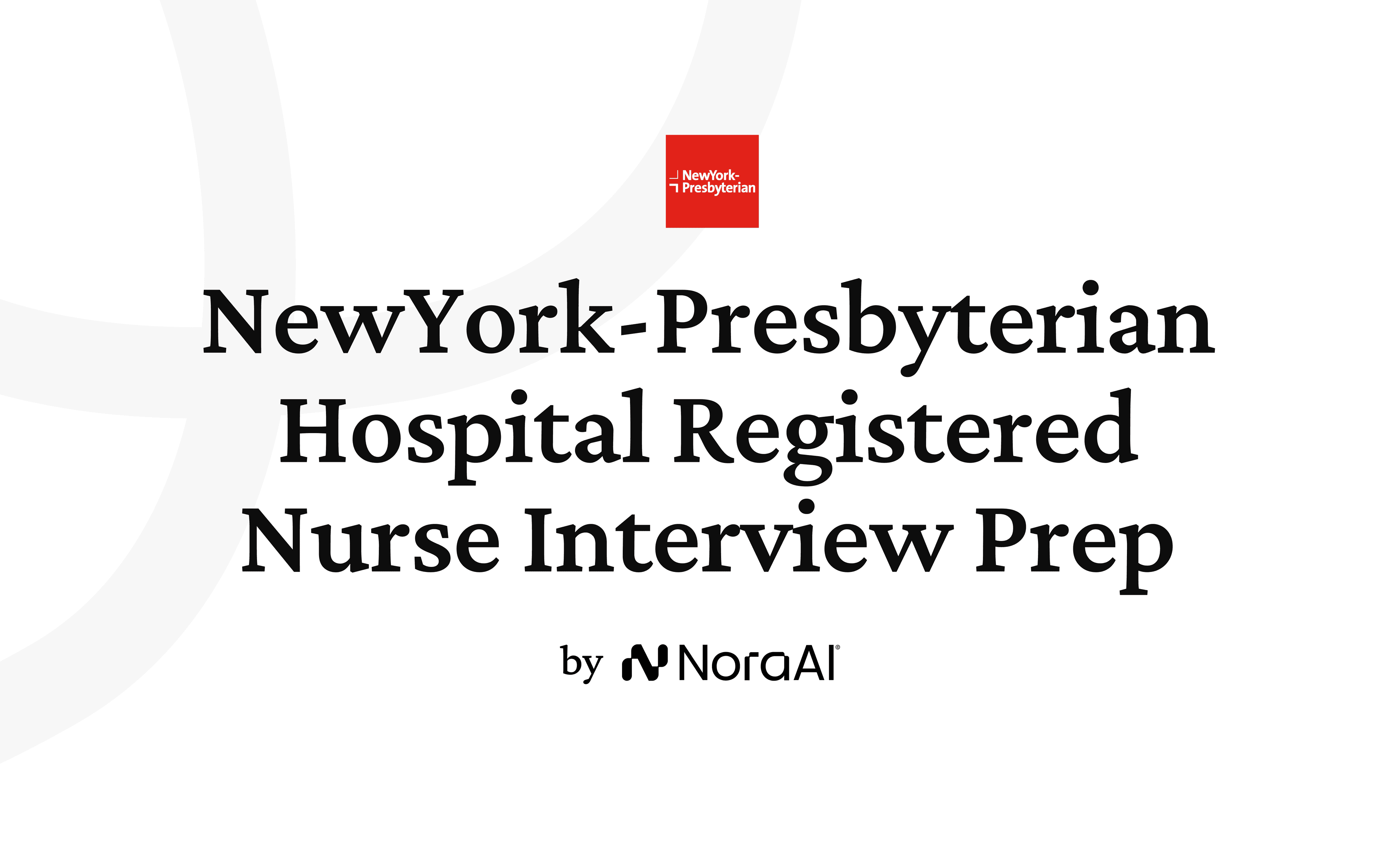 NewYork-Presbyterian Hospital Registered Nurse Interview logo