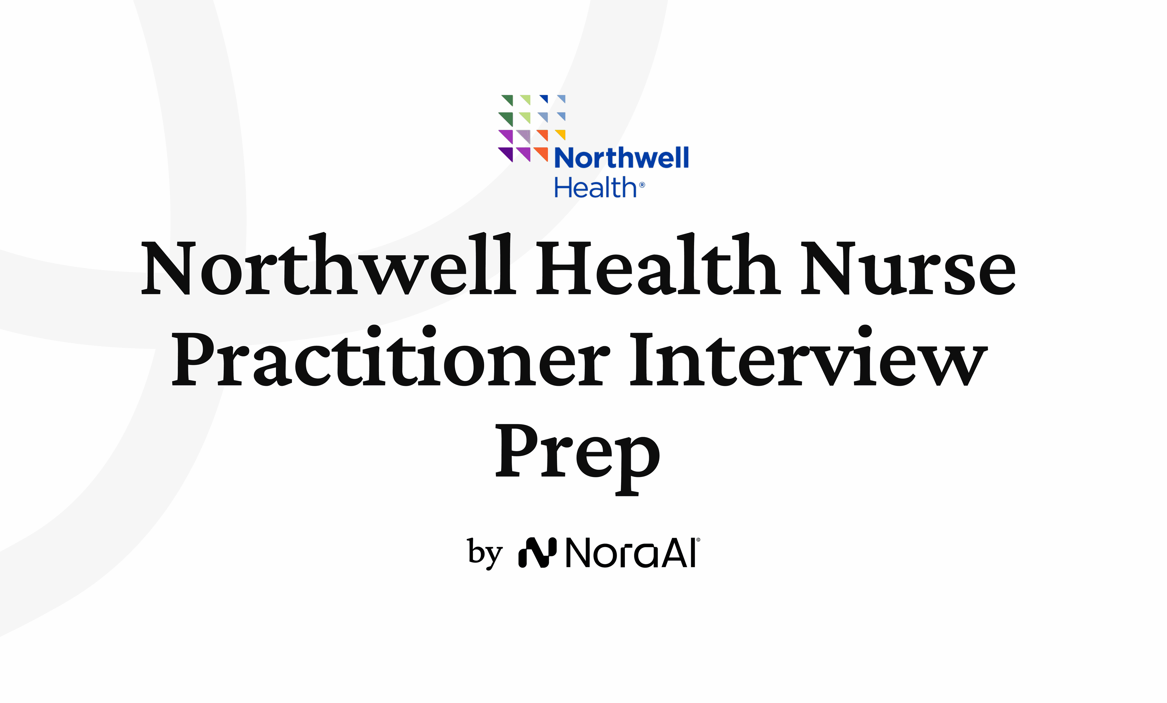 Northwell Health Nurse Practitioner Interview logo