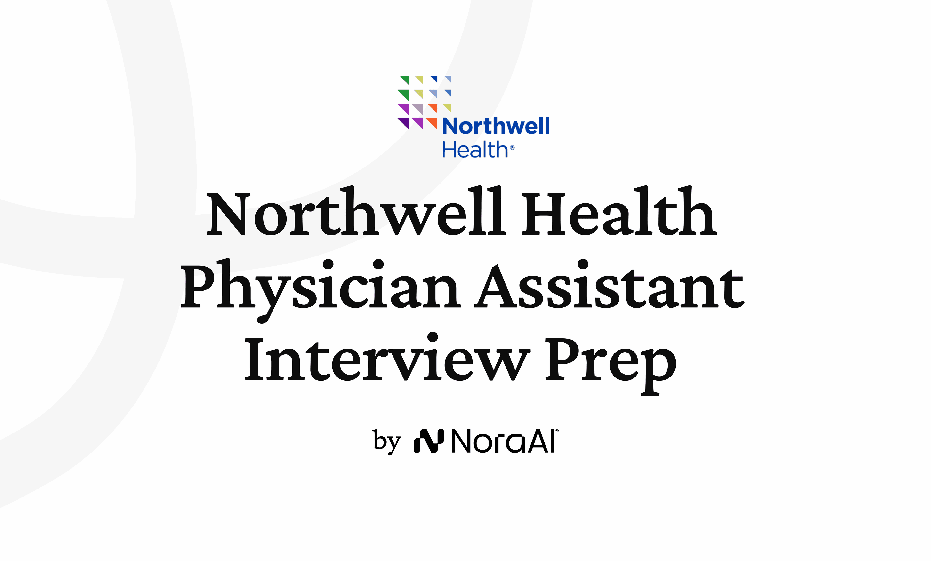 Northwell Health Physician Assistant Interview logo