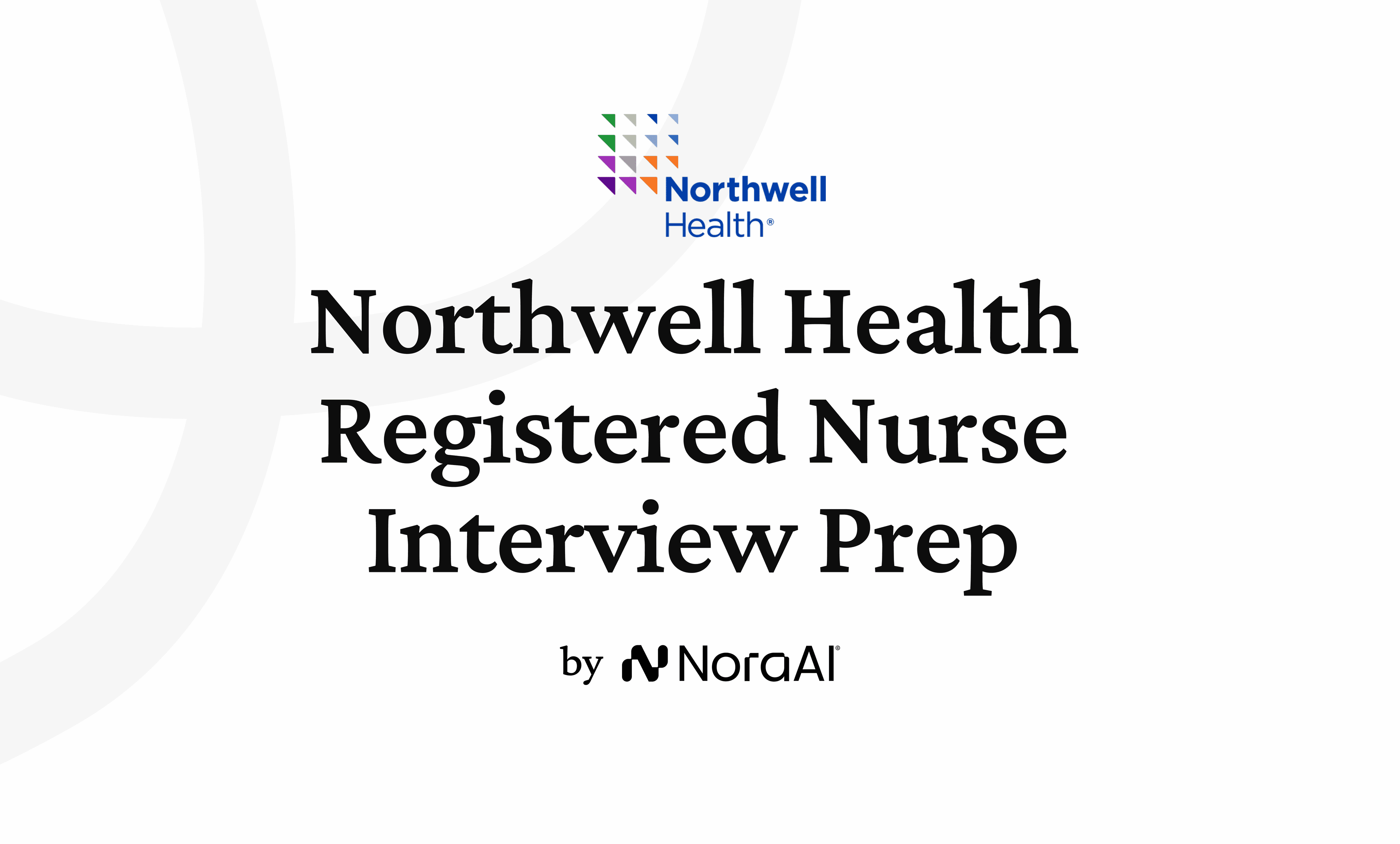 Northwell Health Registered Nurse Interview logo