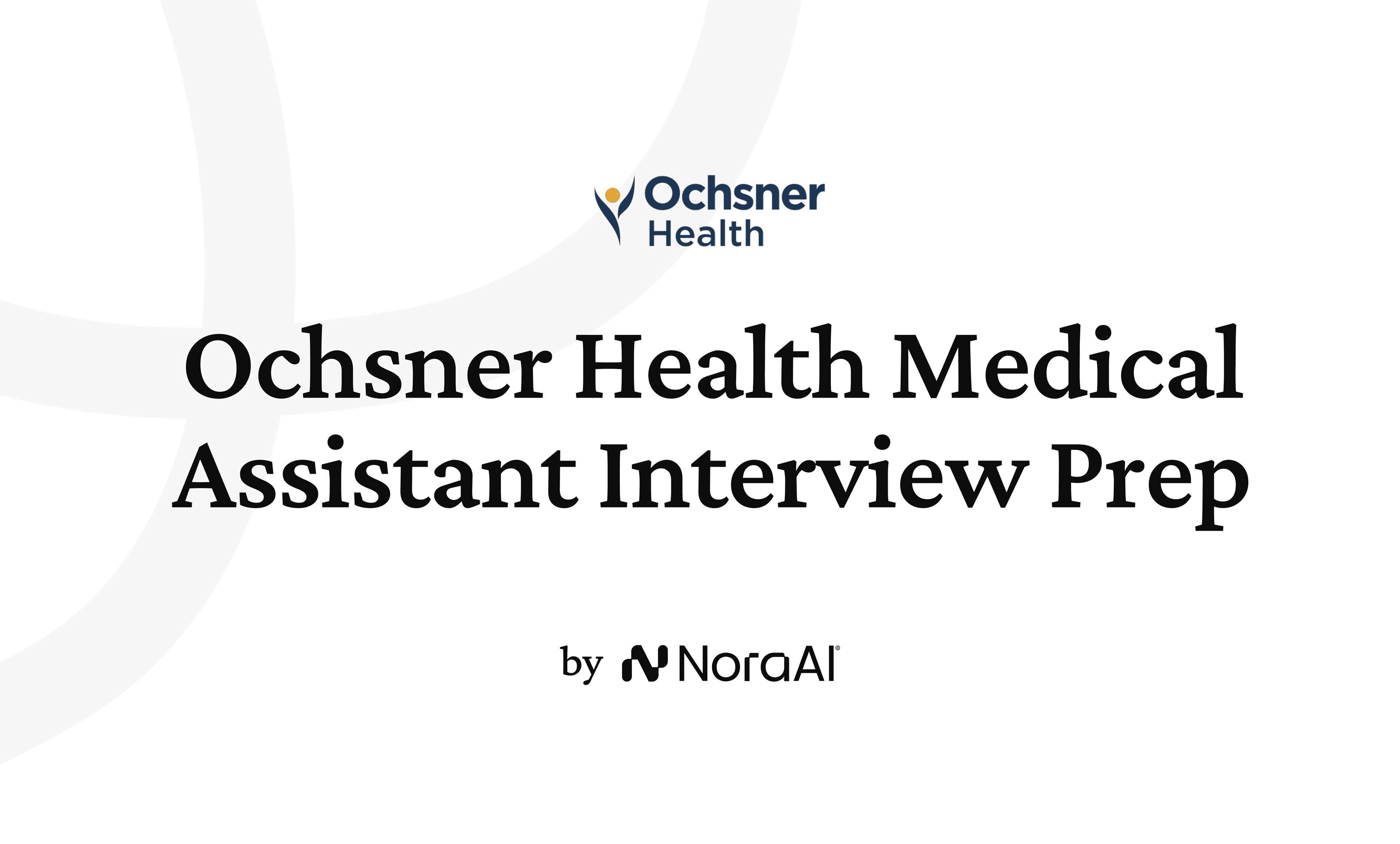 Ochsner Health Medical Assistant Interview logo
