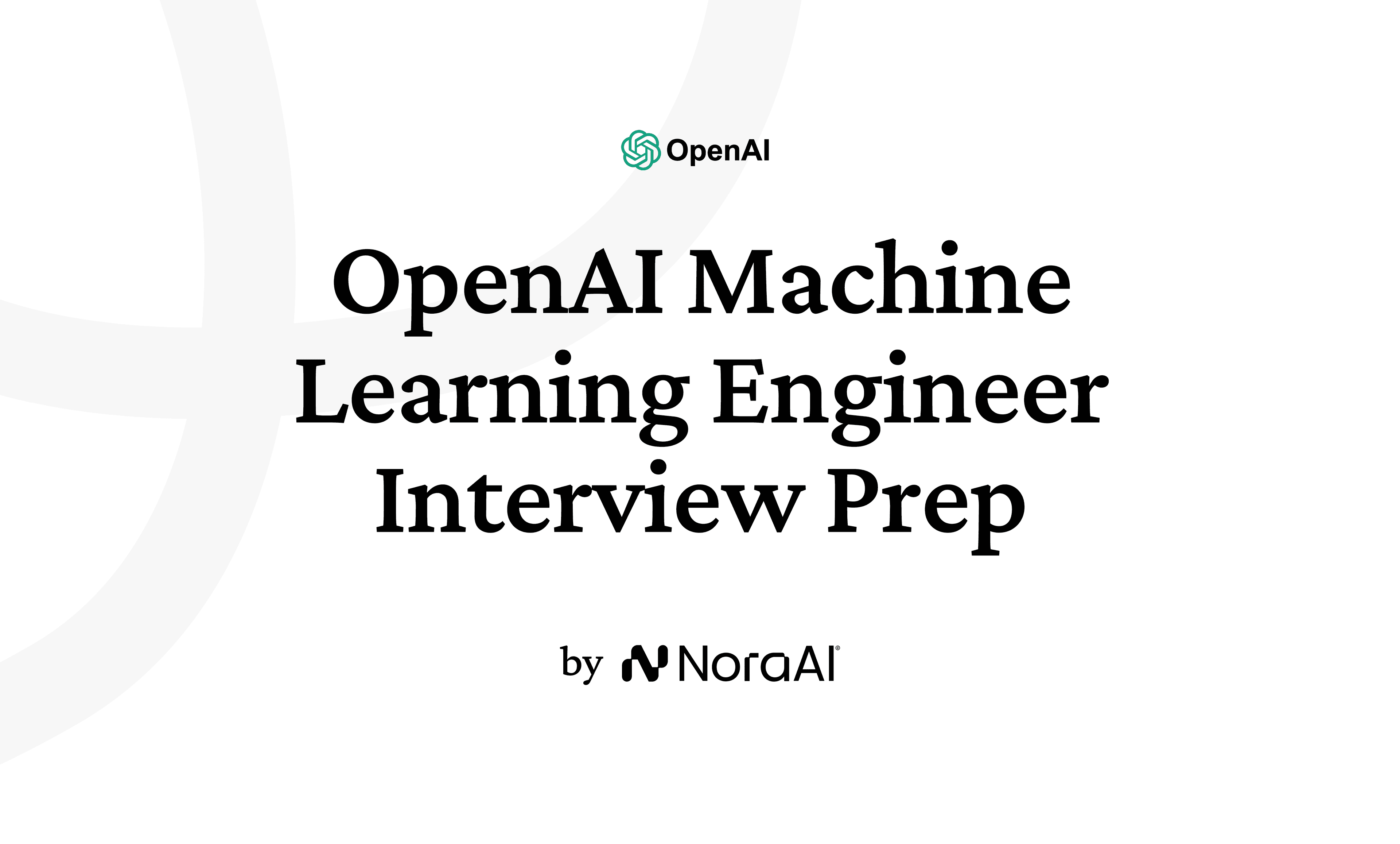 OpenAI Machine Learning Engineer Interview Logo