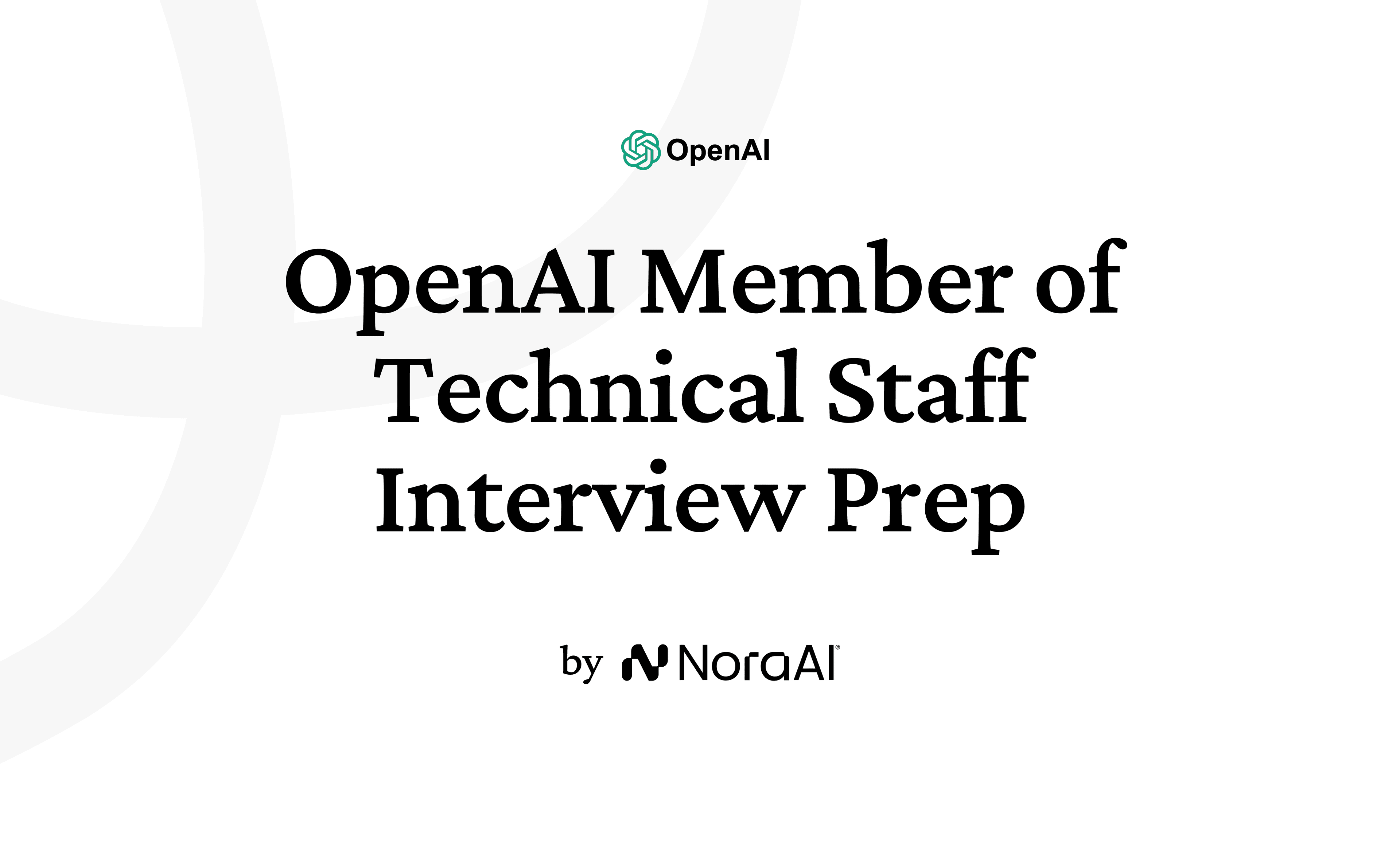 OpenAI Member of Technical Staff Interview Logo