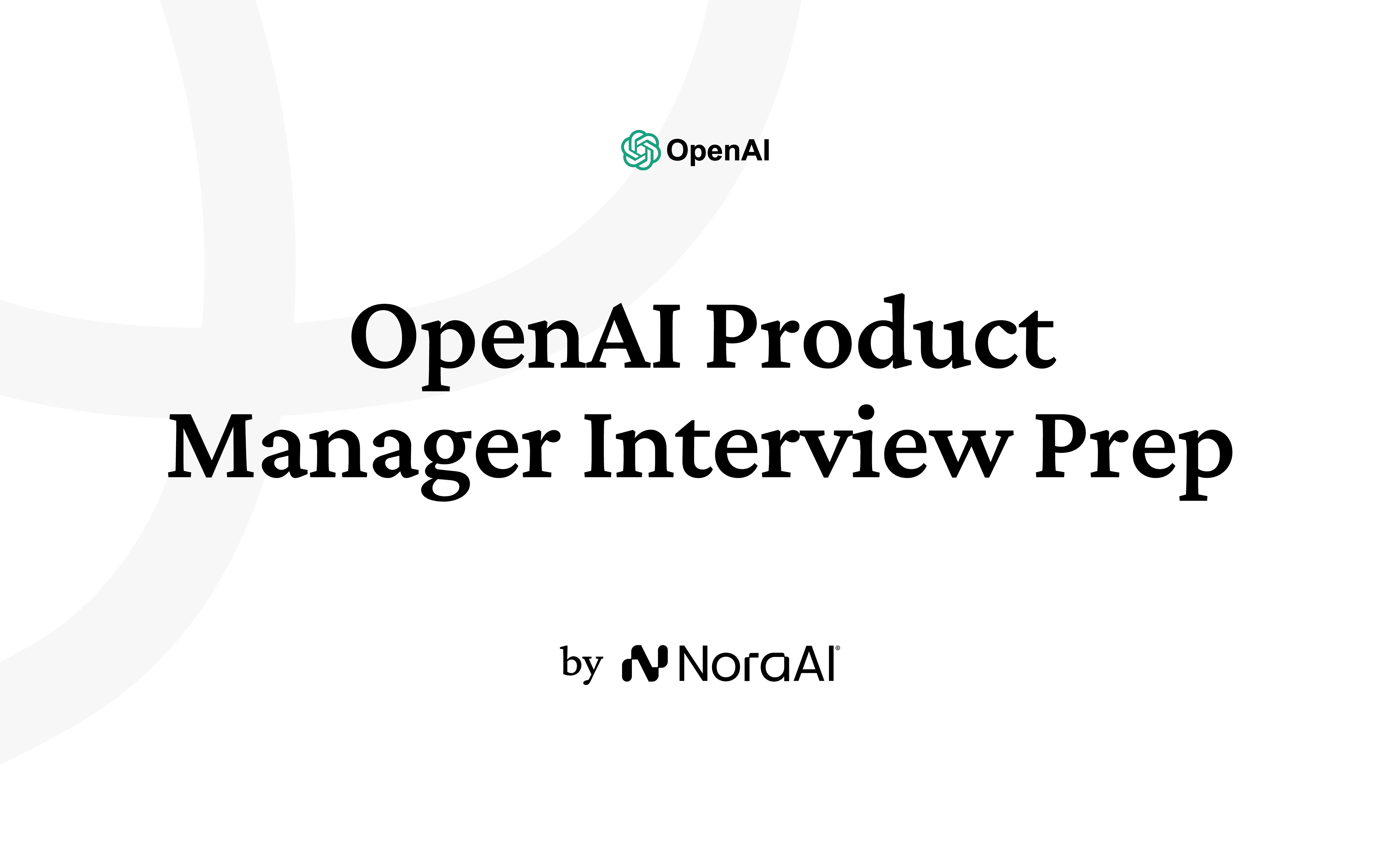 OpenAI Product Manager Interview Logo