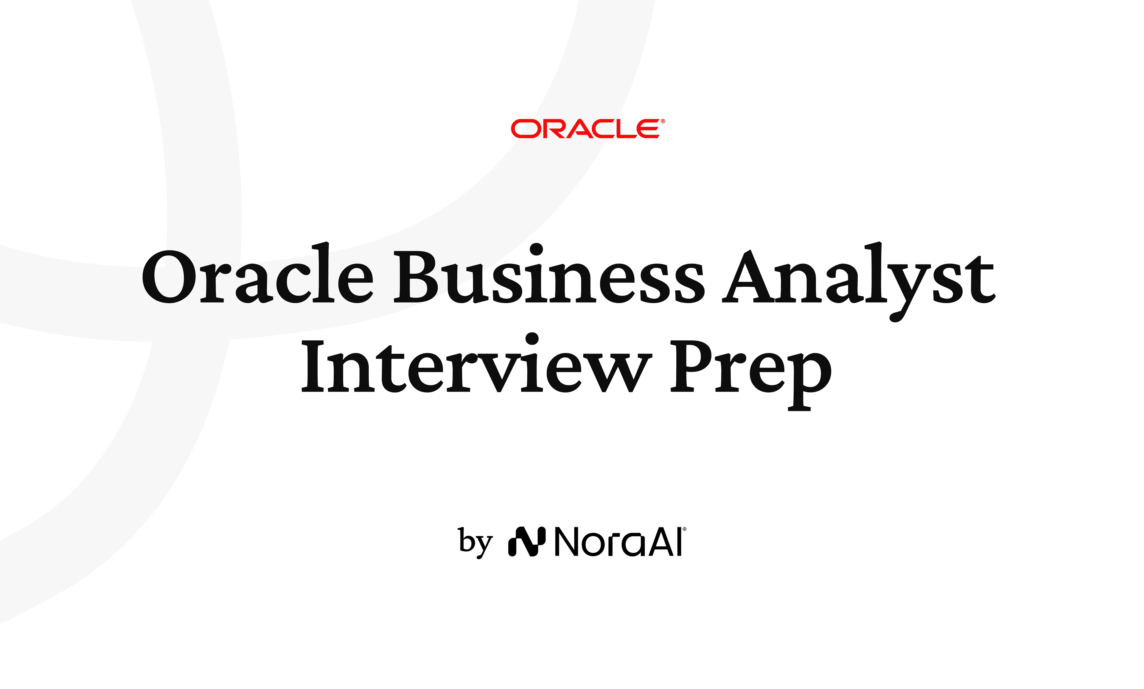 Oracle Business Analyst Interview logo