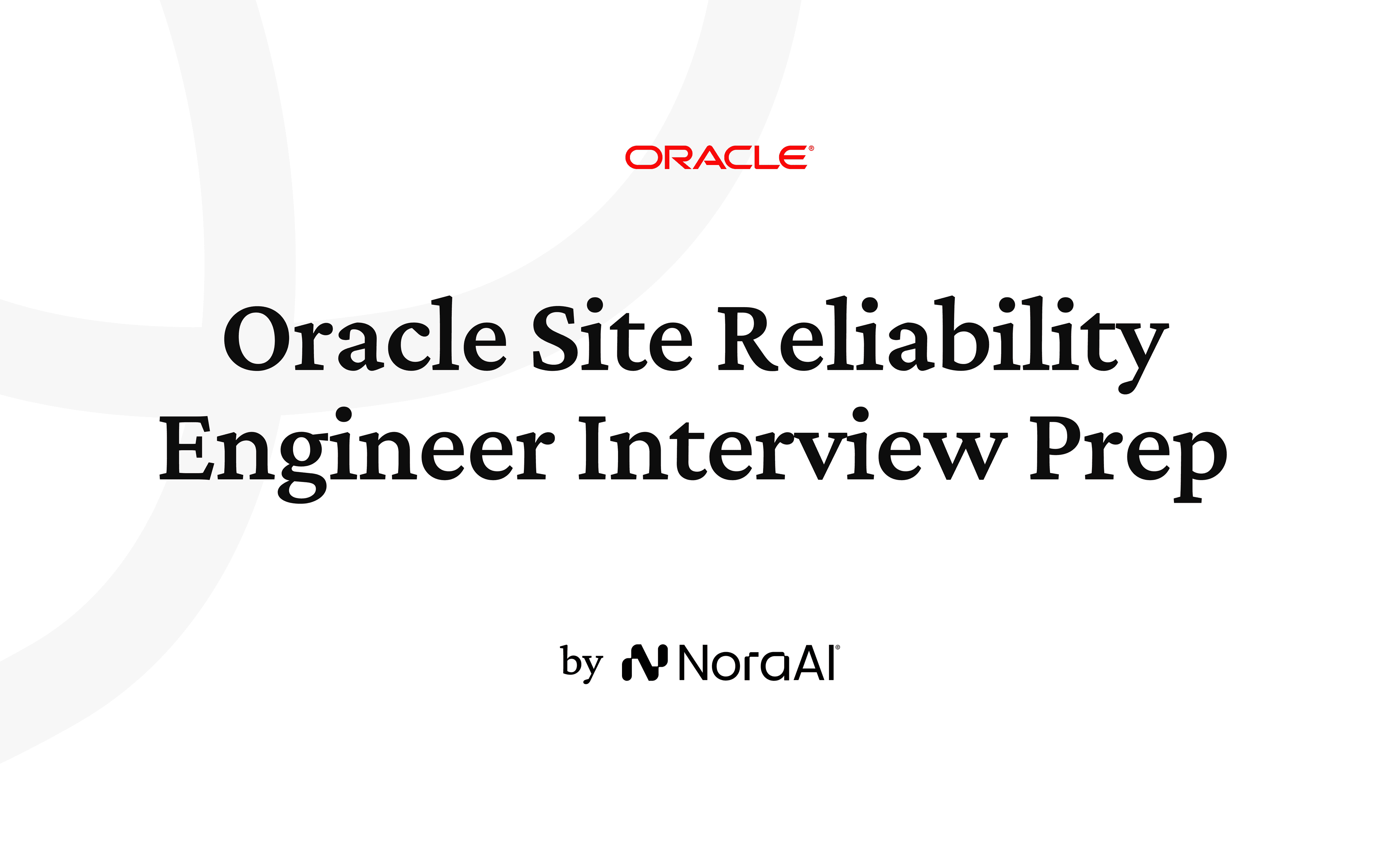 Oracle Site Reliability Engineer Interview logo