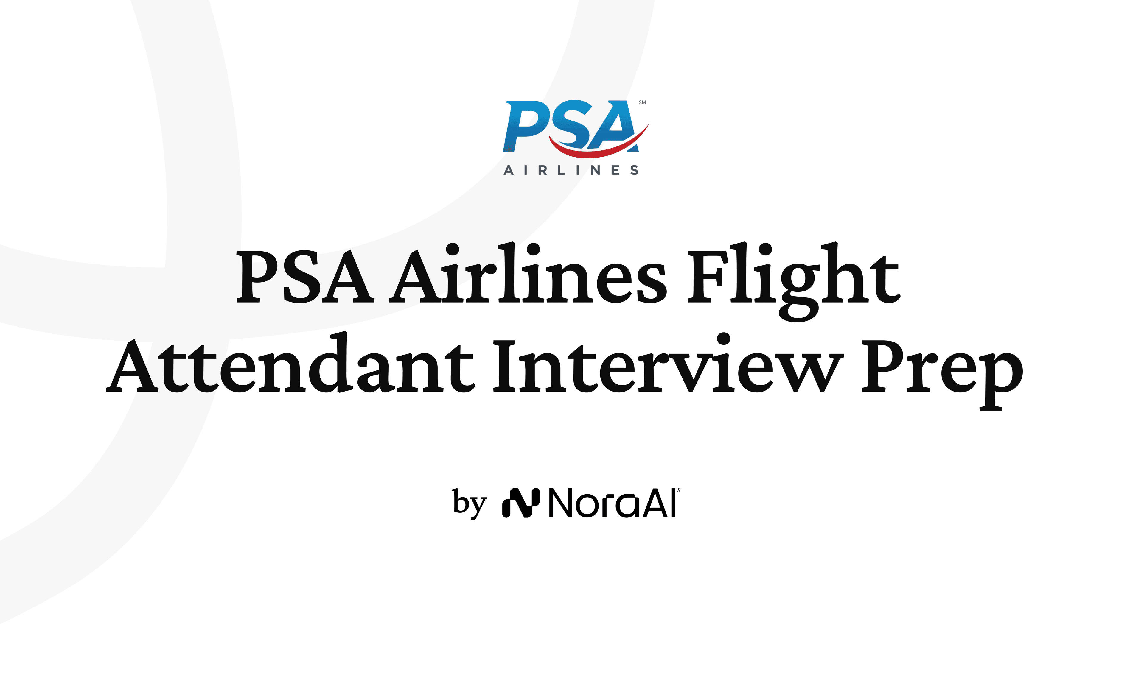 PSA Airlines Flight Attendant Interview logo
