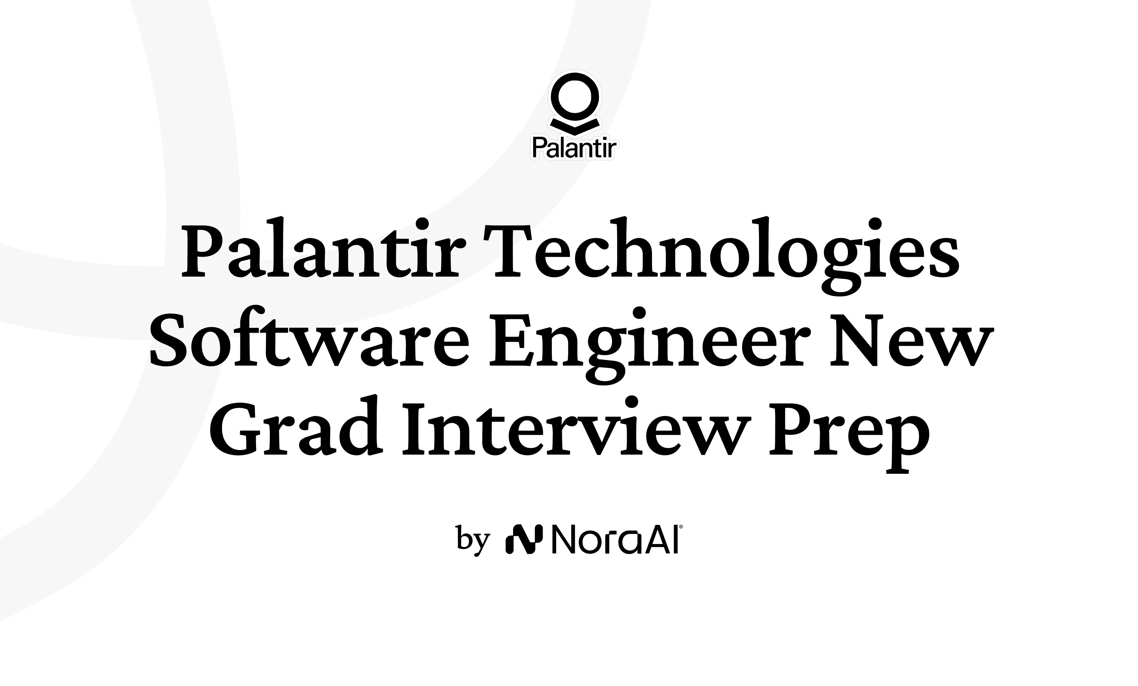 Palantir Technologies Software Engineer New Grad Interview Logo