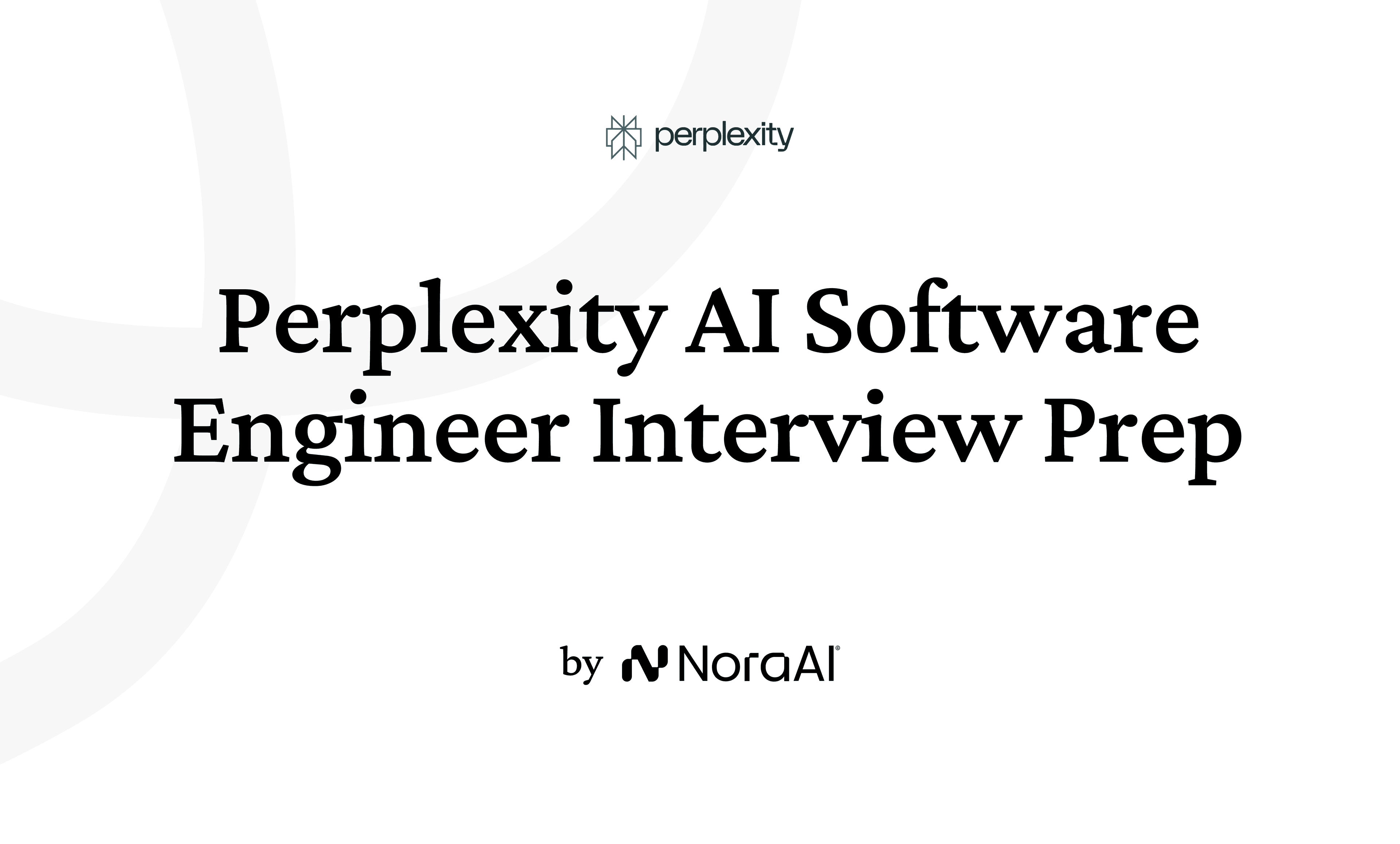 Perplexity AI Software Engineer Interview Logo