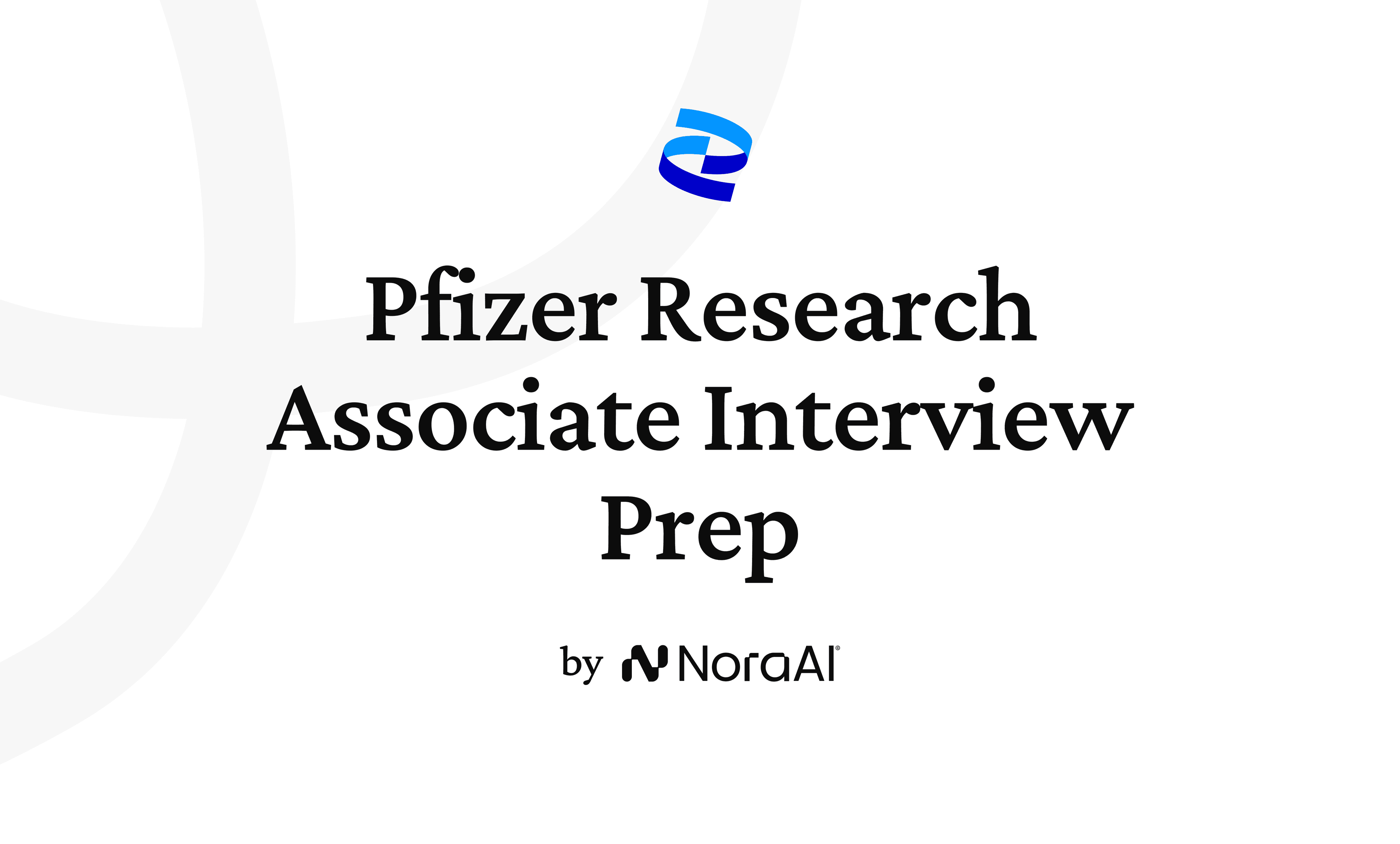 Pfizer Research Associate Interview Logo