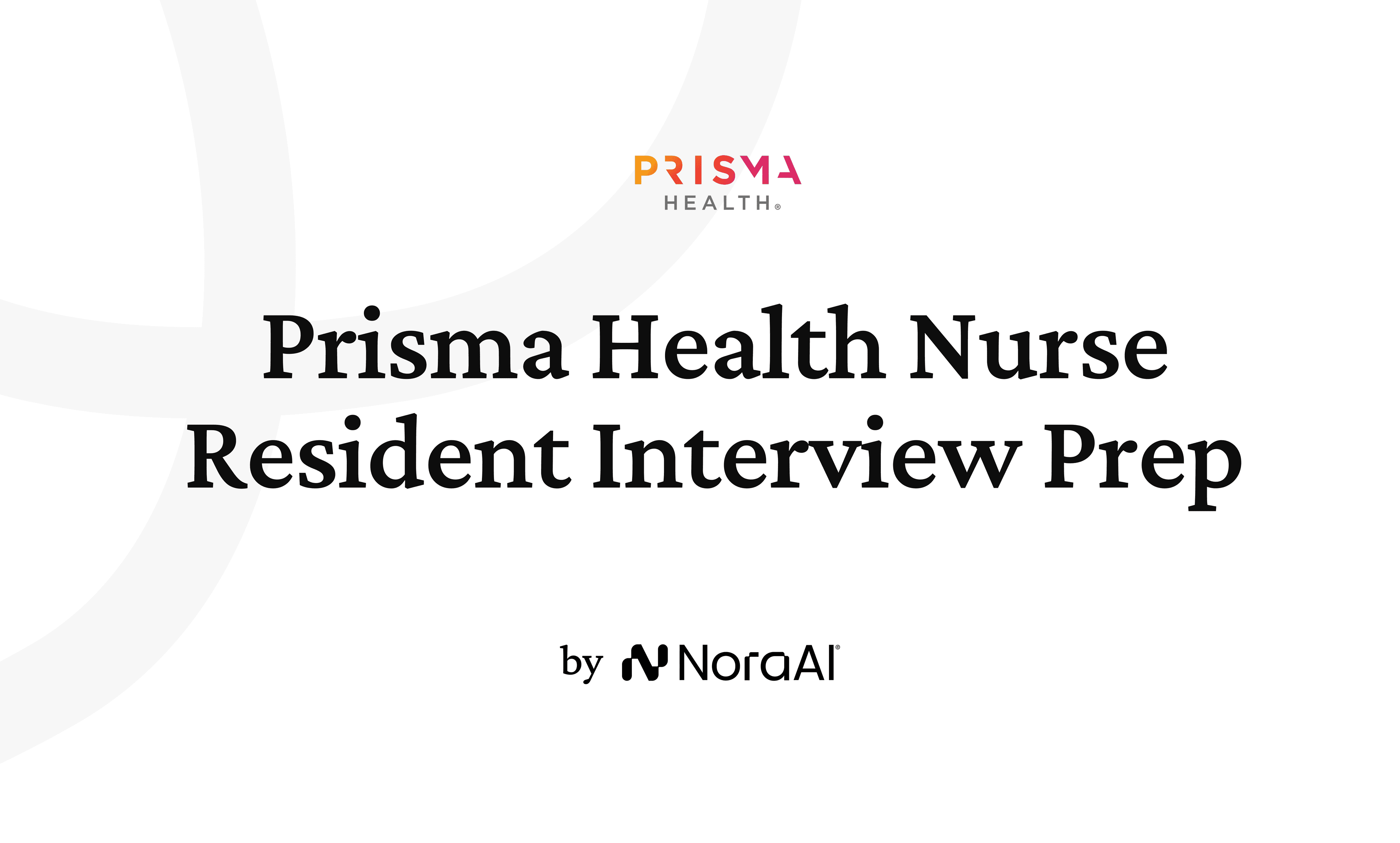 Prisma Health Nurse Resident Interview logo