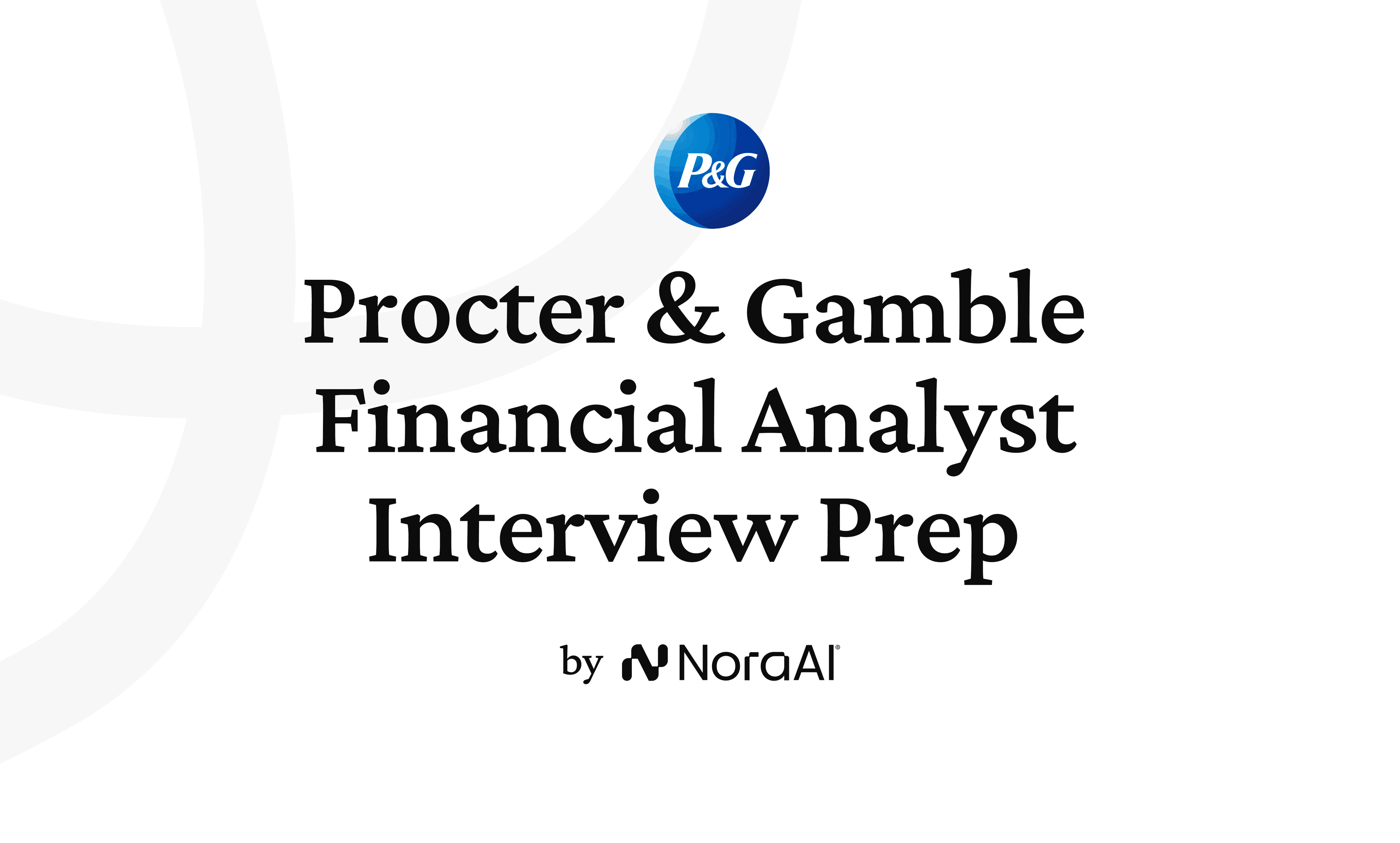 Procter & Gamble Financial Analyst Interview Prep logo