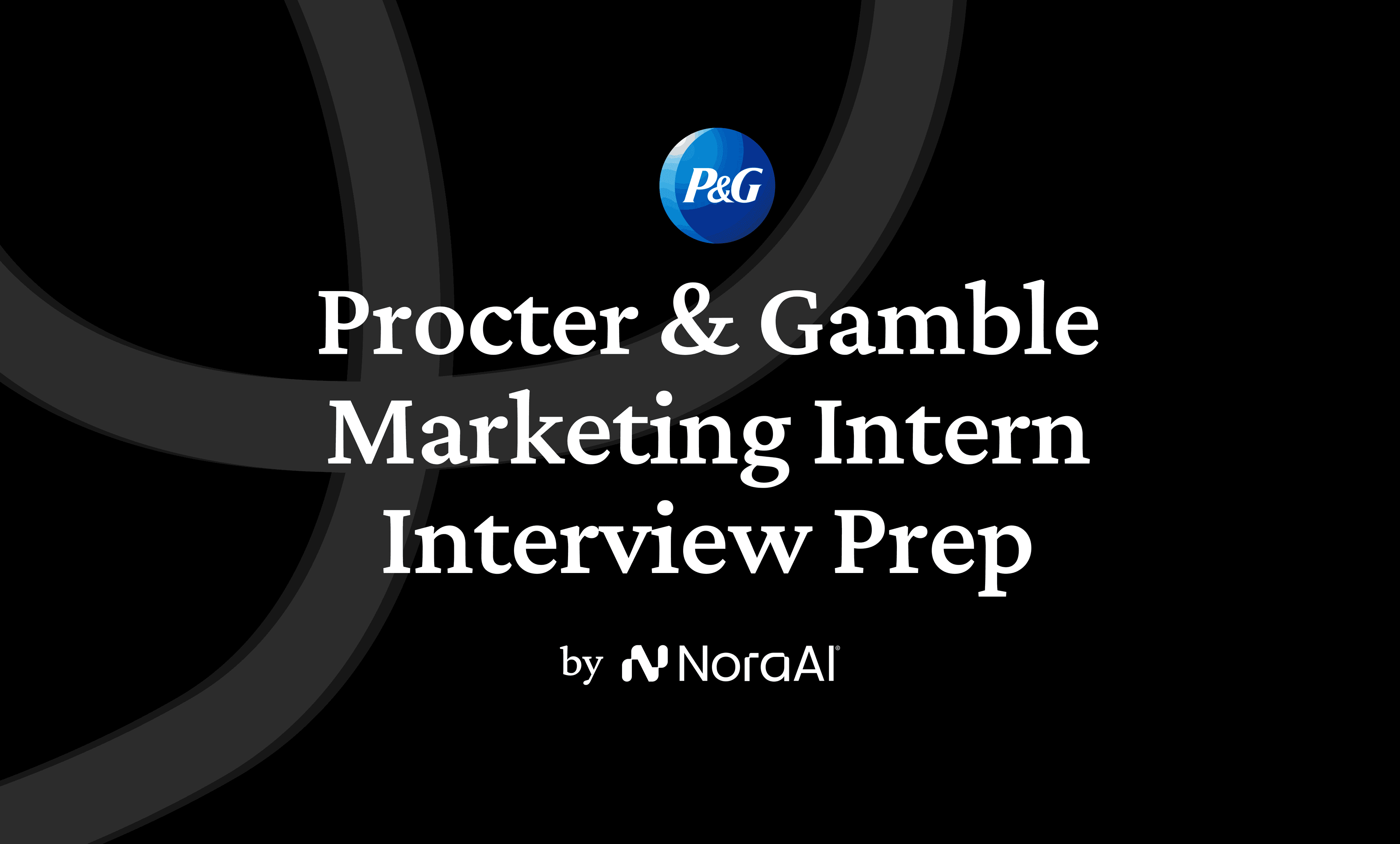 Procter & Gamble Marketing Intern Interview Prep logo