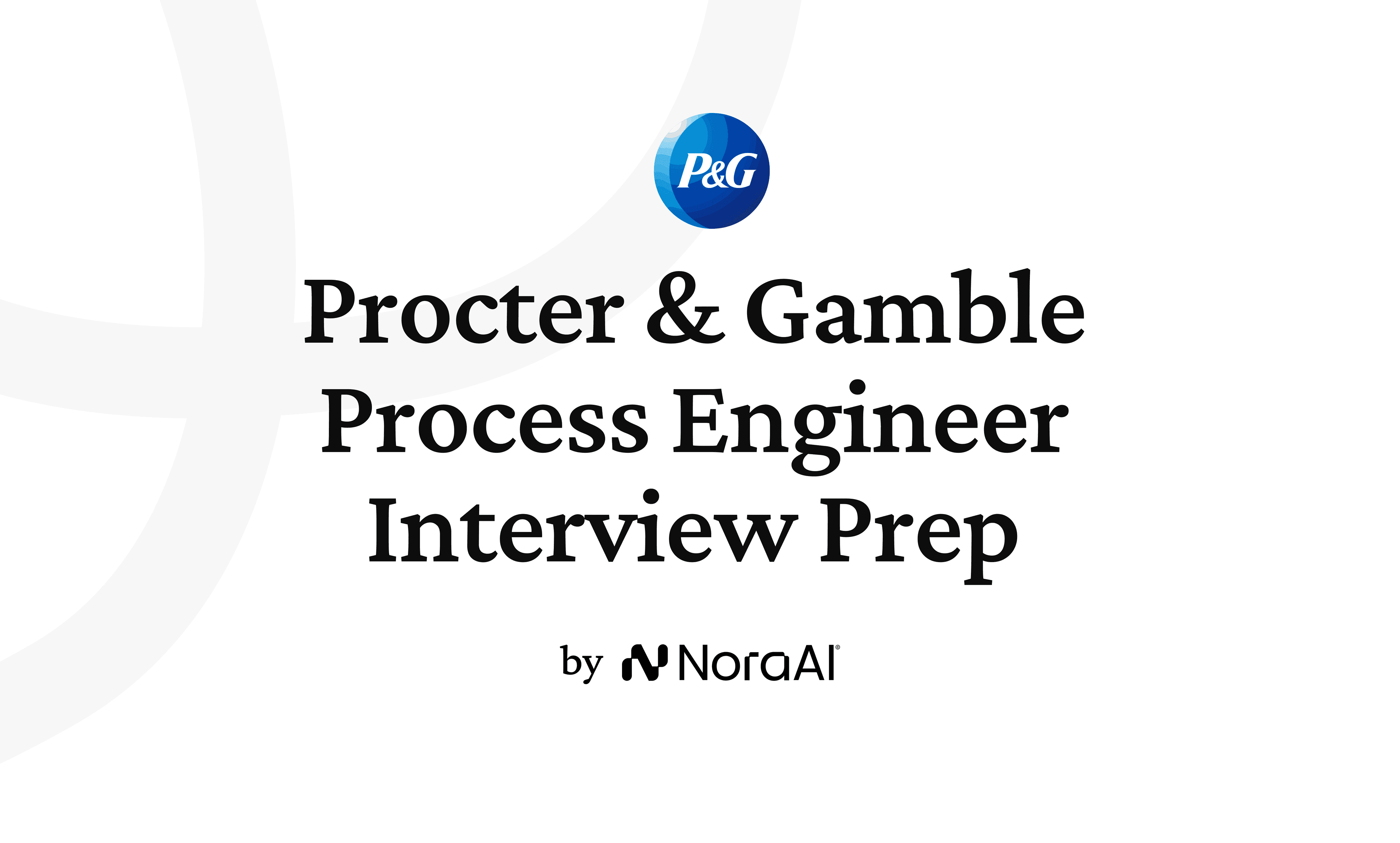Procter & Gamble Process Engineer Interview Prep logo