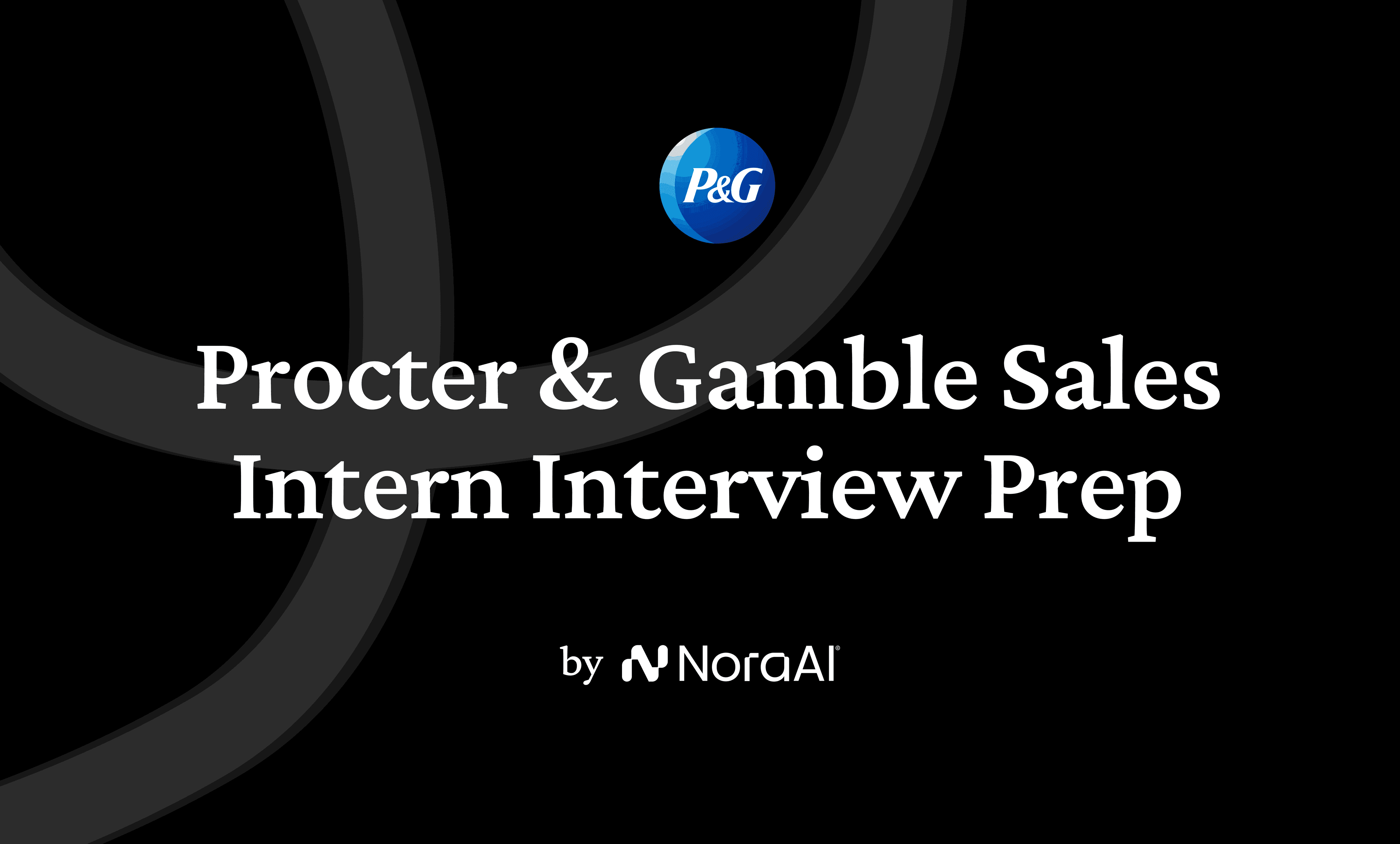 Procter & Gamble Sales Intern Interview Prep logo