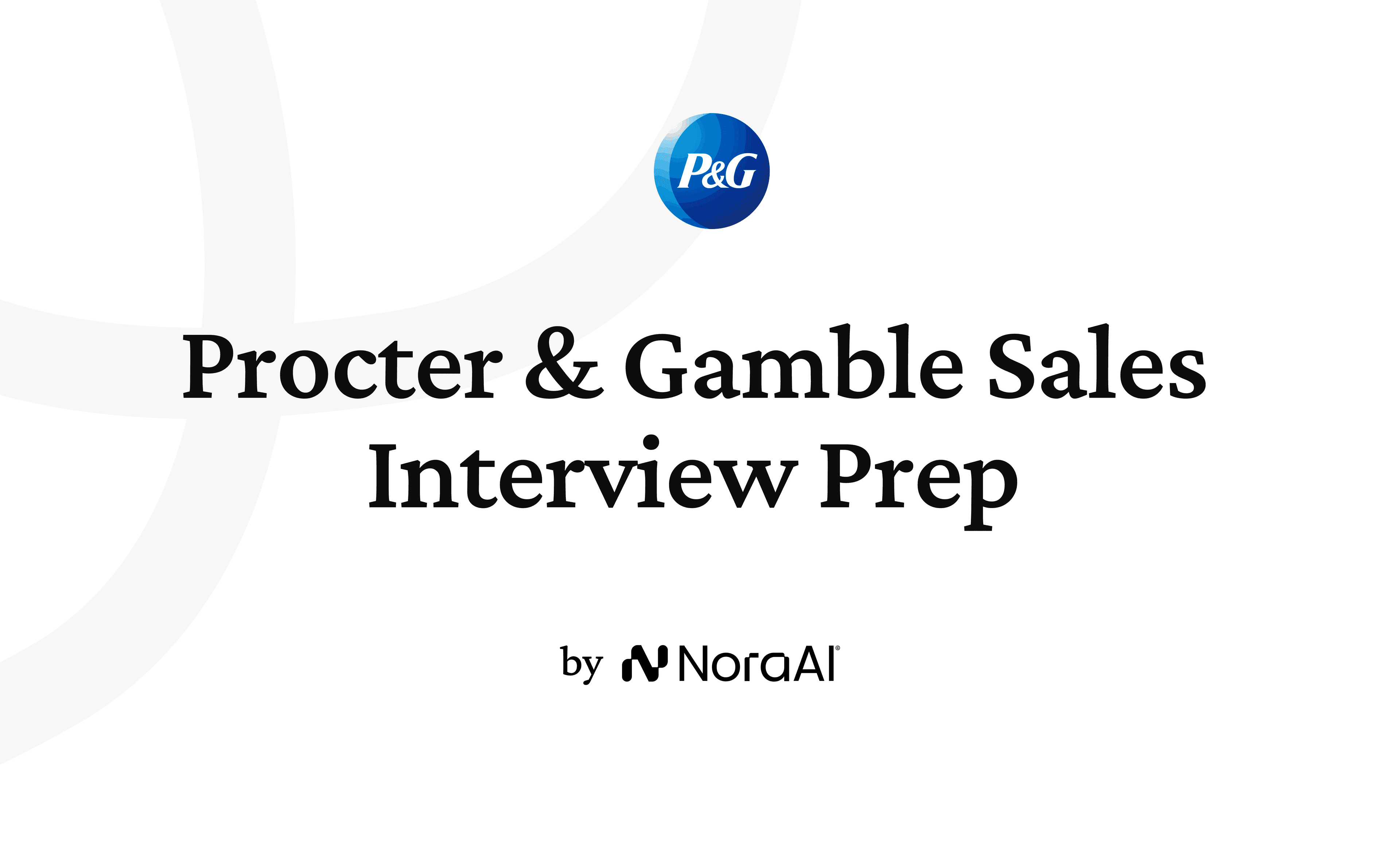 Procter & Gamble Sales Interview Prep logo