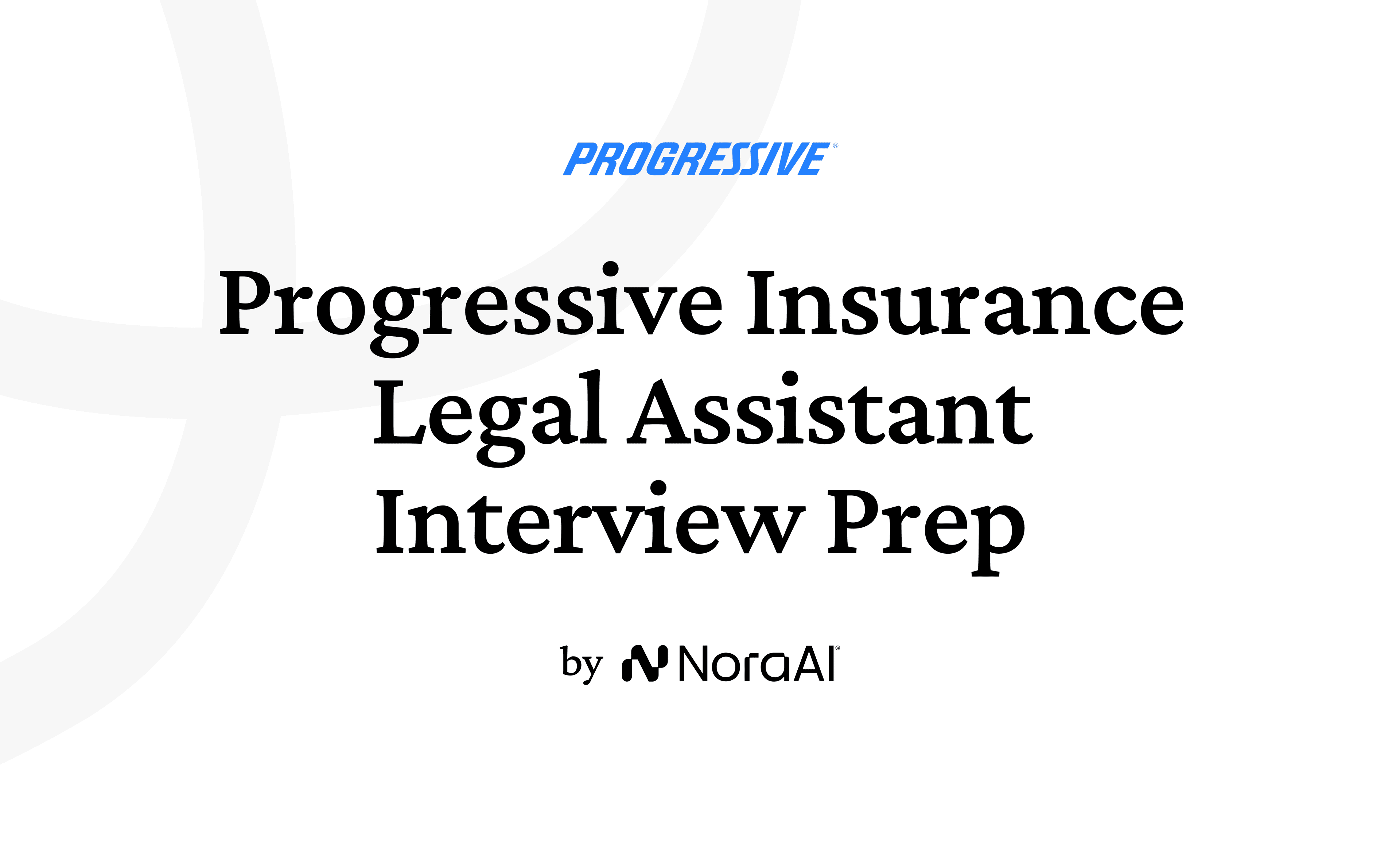 Progressive Insurance Legal Assistant Interview logo