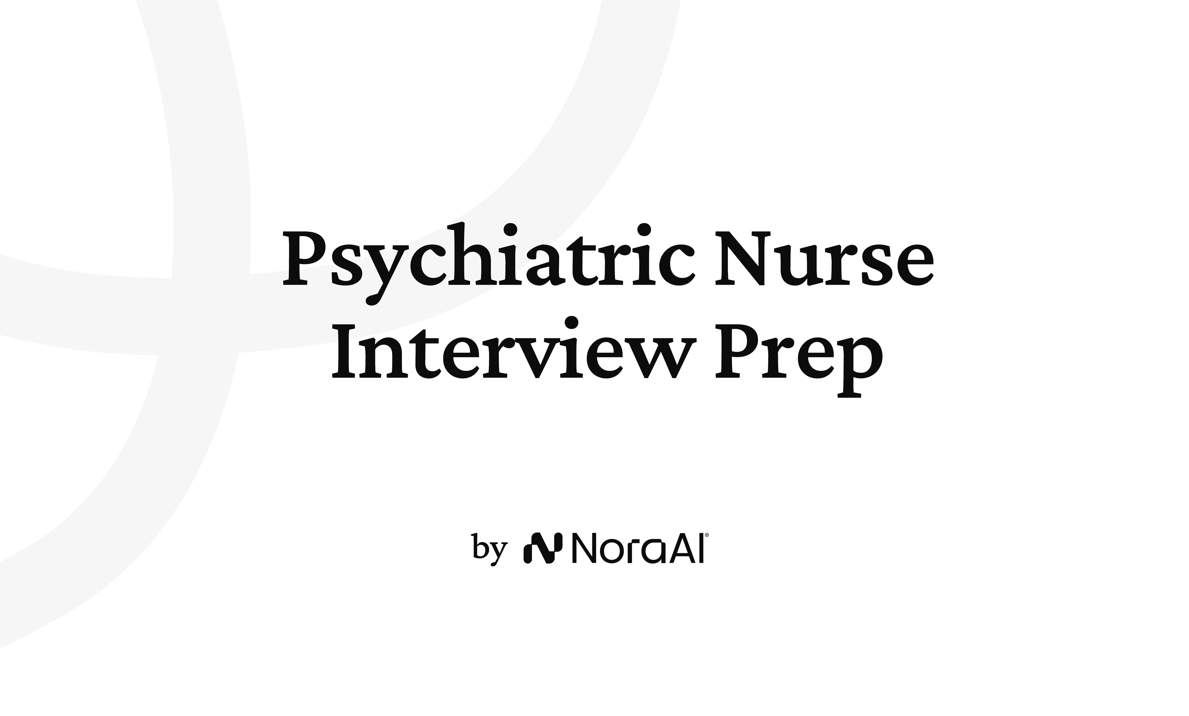 Psychiatric Nurse Interview Prep logo