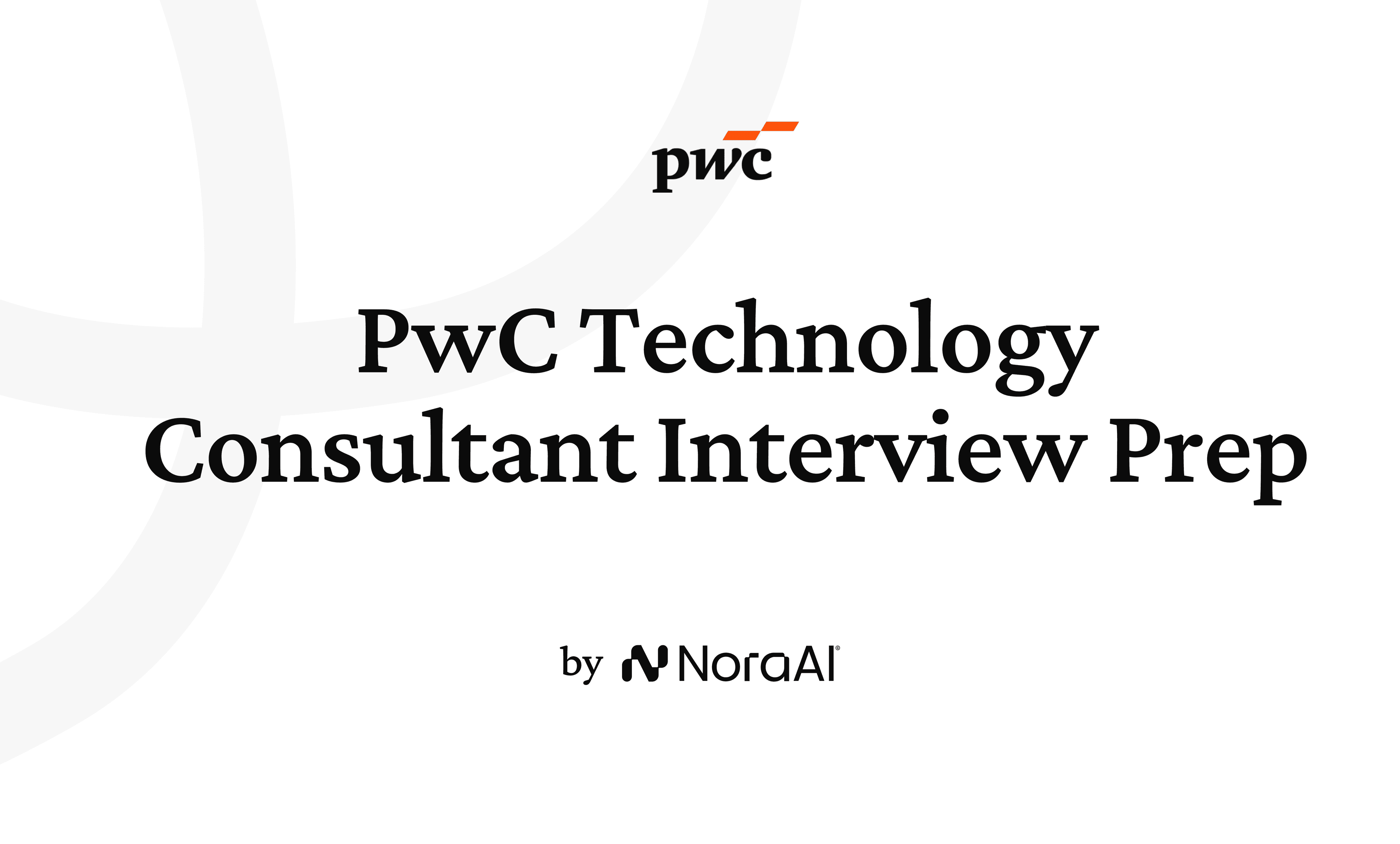 PwC Technology Consultant Interview logo